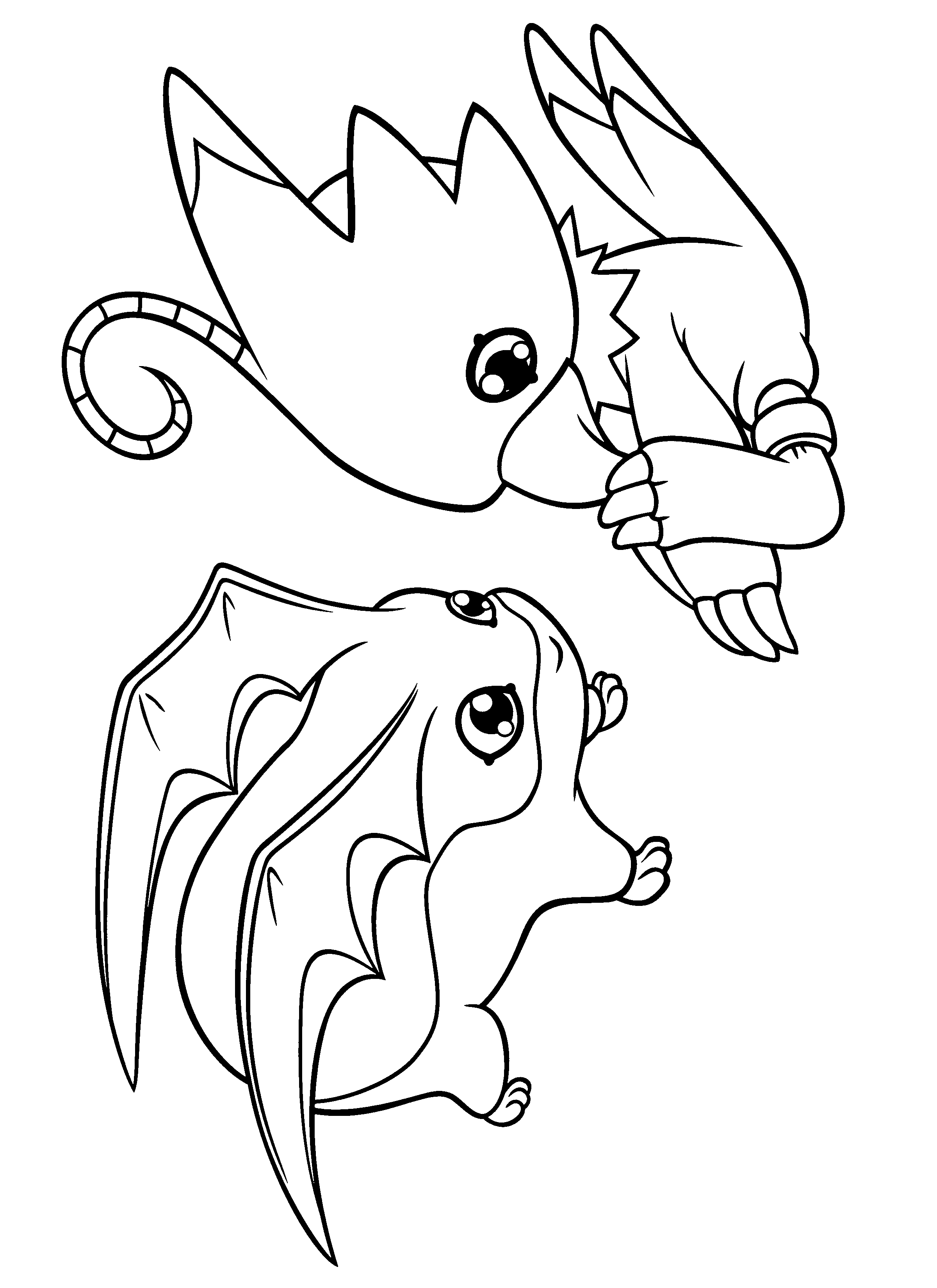 Digimon coloring pages