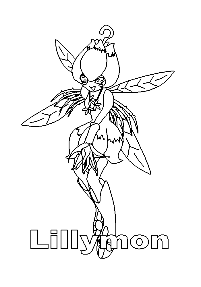 Digimon coloring pages