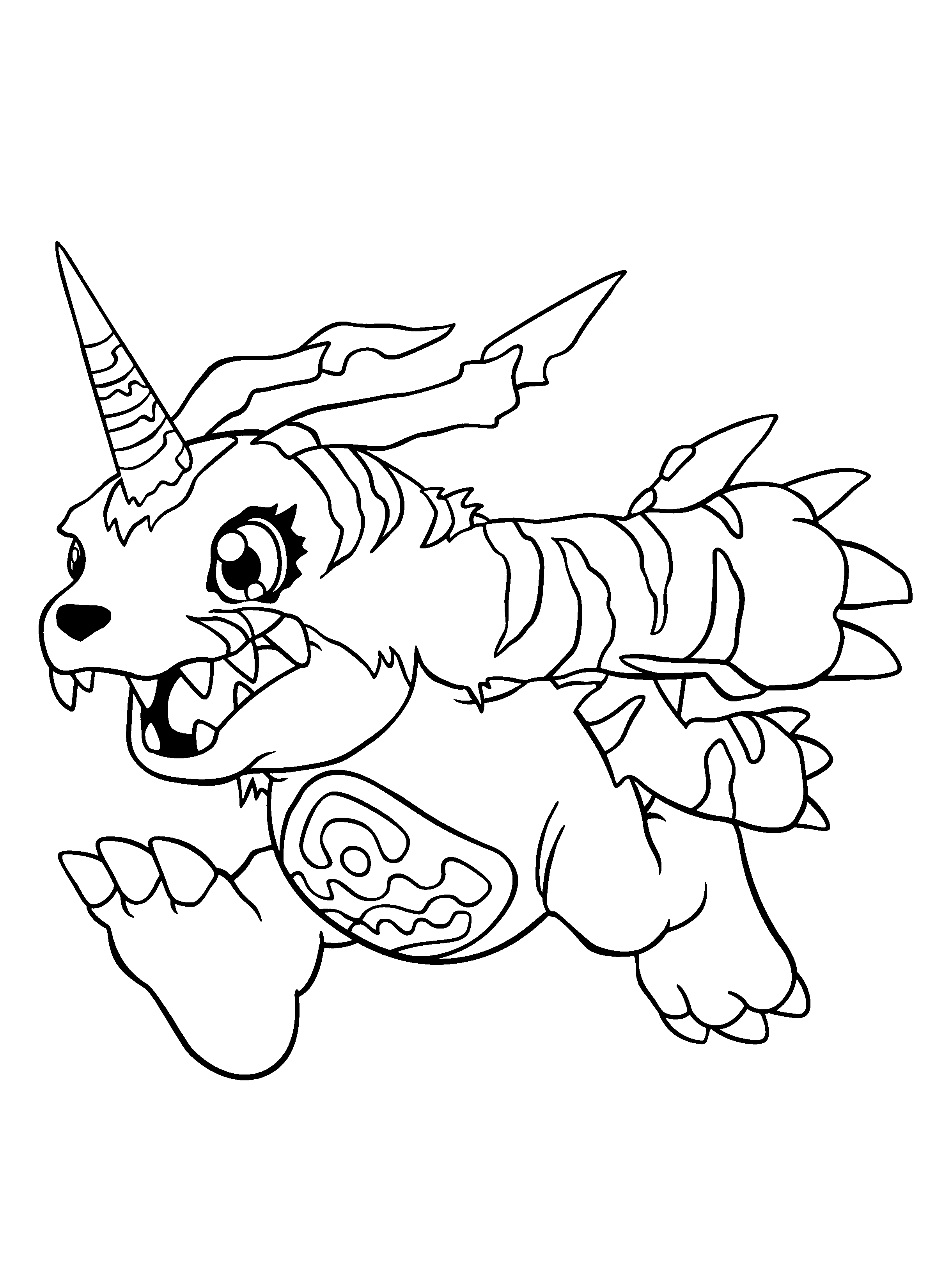 Digimon coloring pages