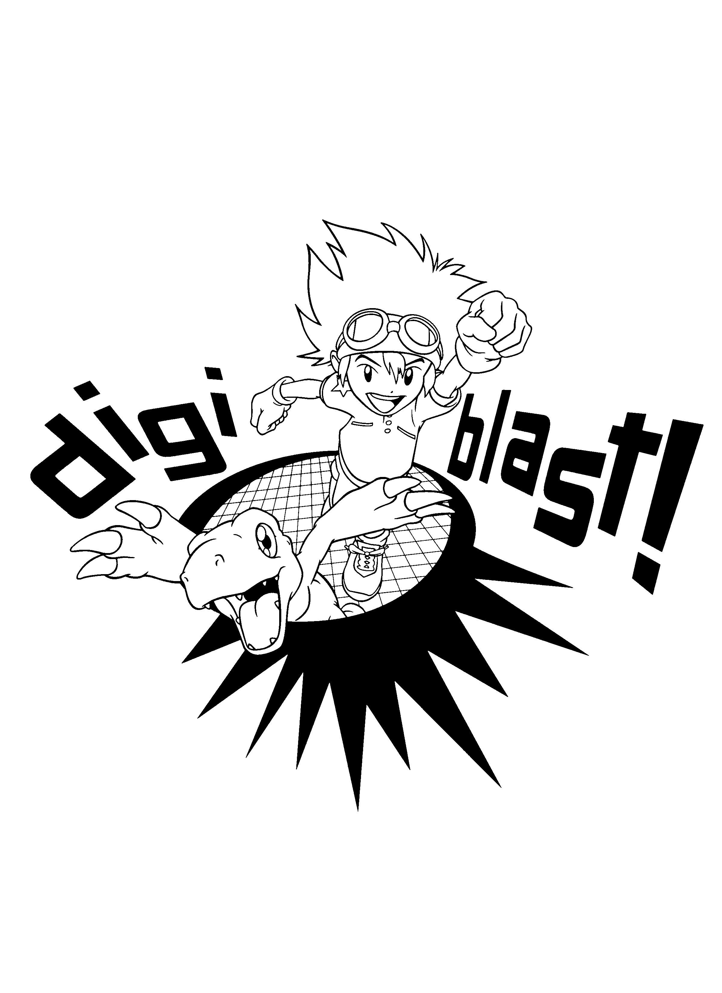 Digimon coloring pages