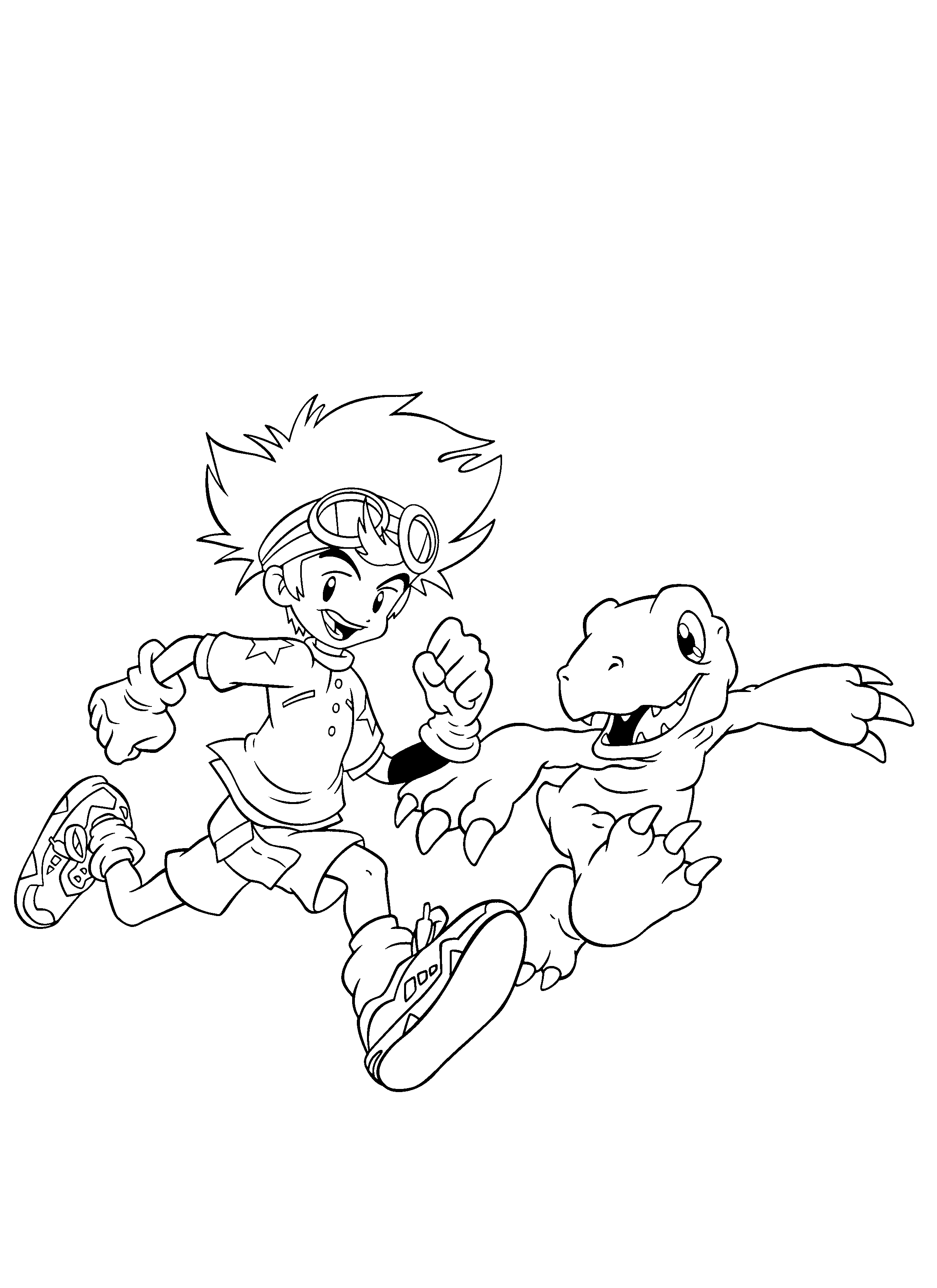 Digimon coloring pages