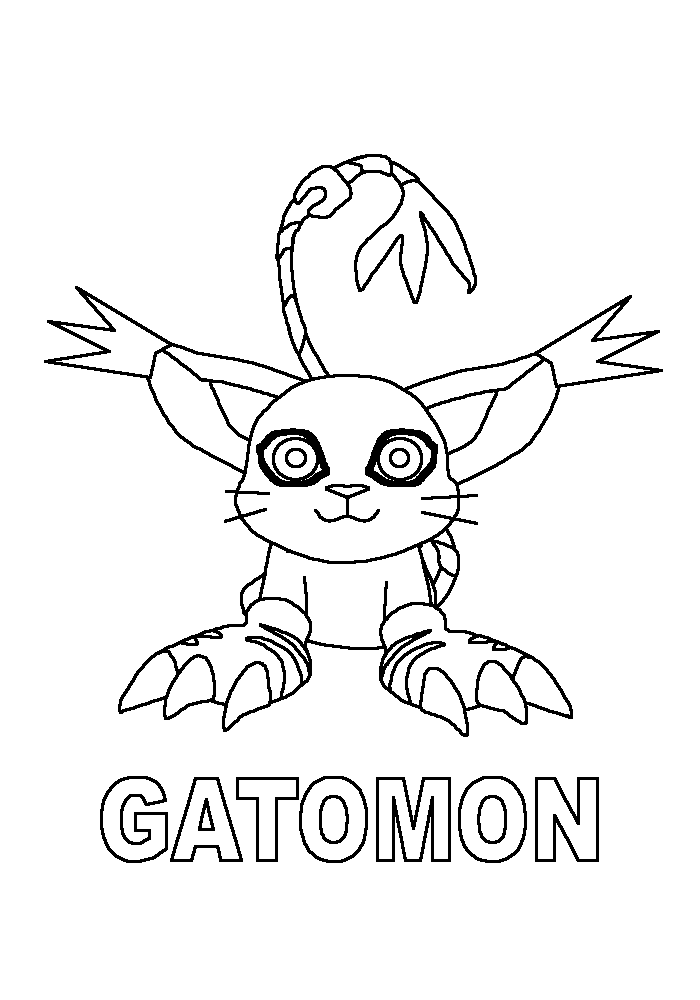 Digimon coloring pages