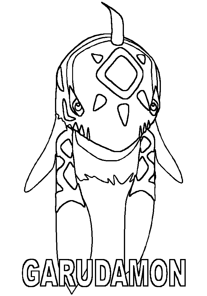 Digimon coloring pages