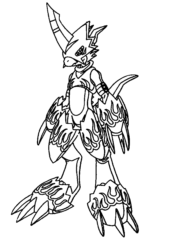 Digimon coloring pages