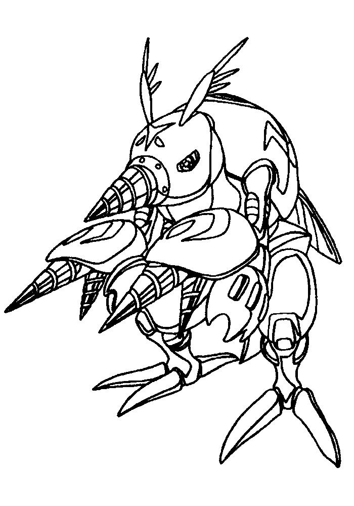 Digimon coloring pages