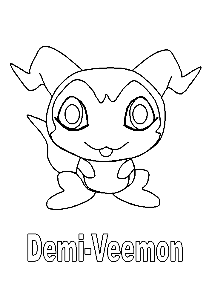 Digimon coloring pages