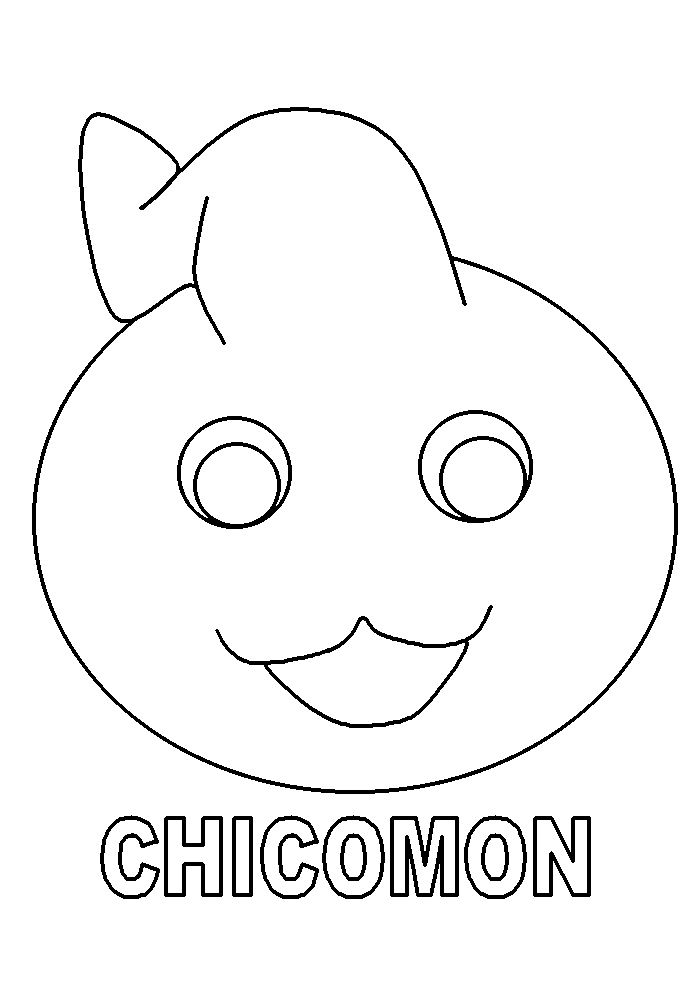 Digimon coloring pages