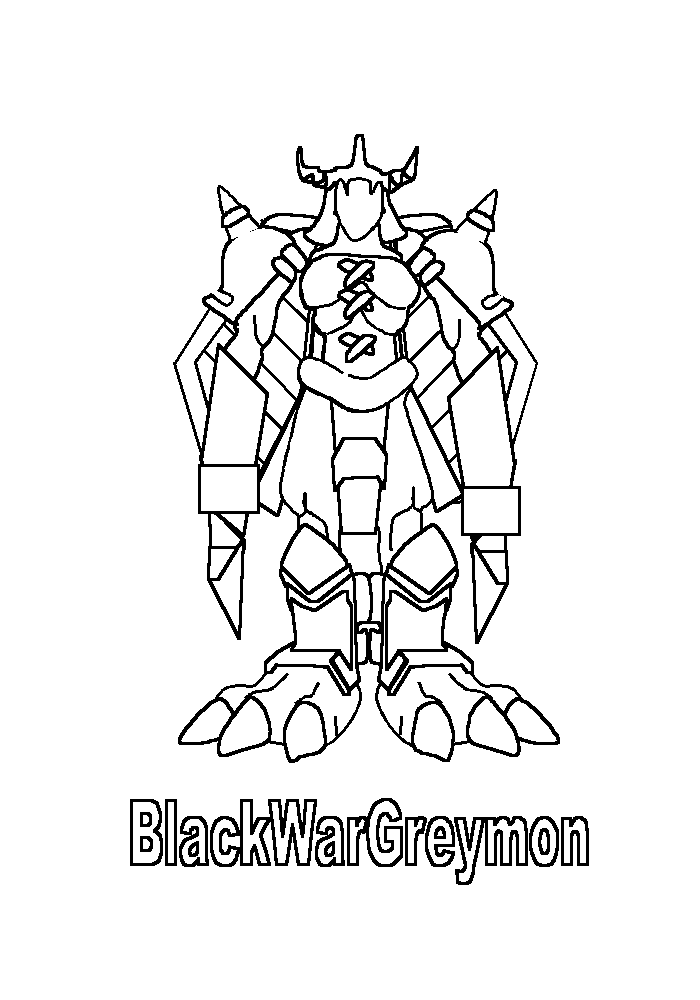 Digimon coloring pages