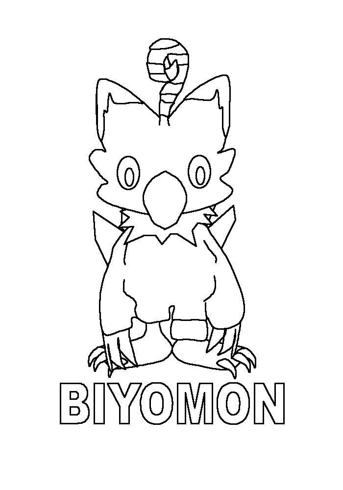 Digimon coloring pages