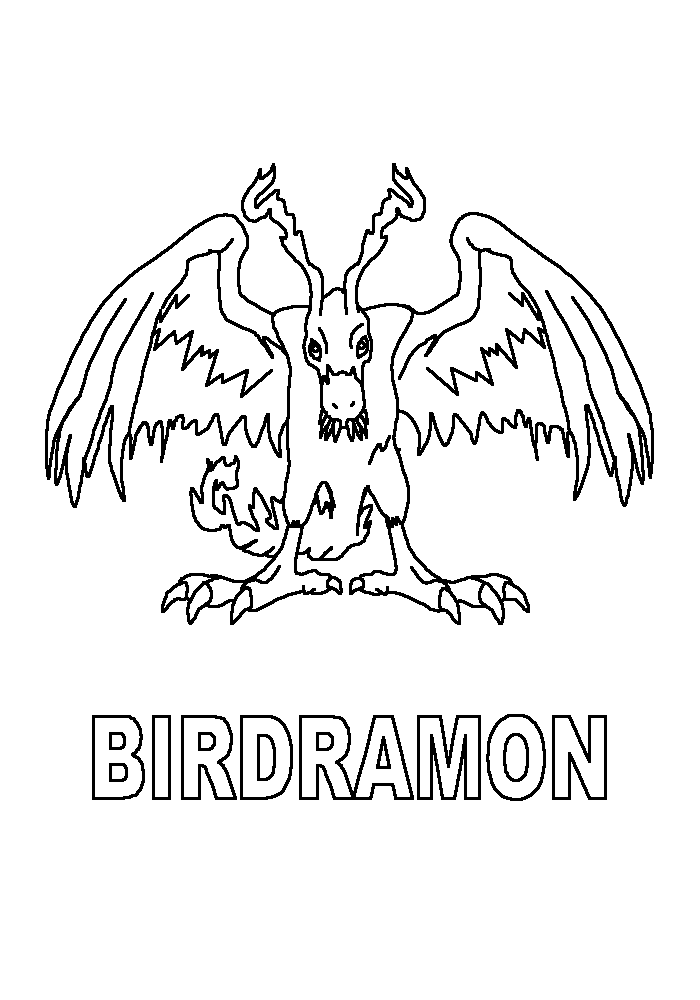 Digimon coloring pages