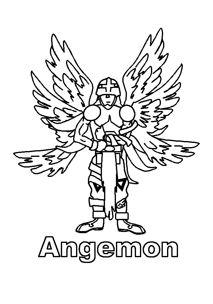 Digimon coloring pages