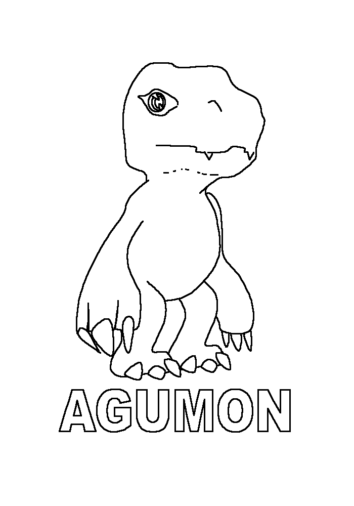 Digimon coloring pages