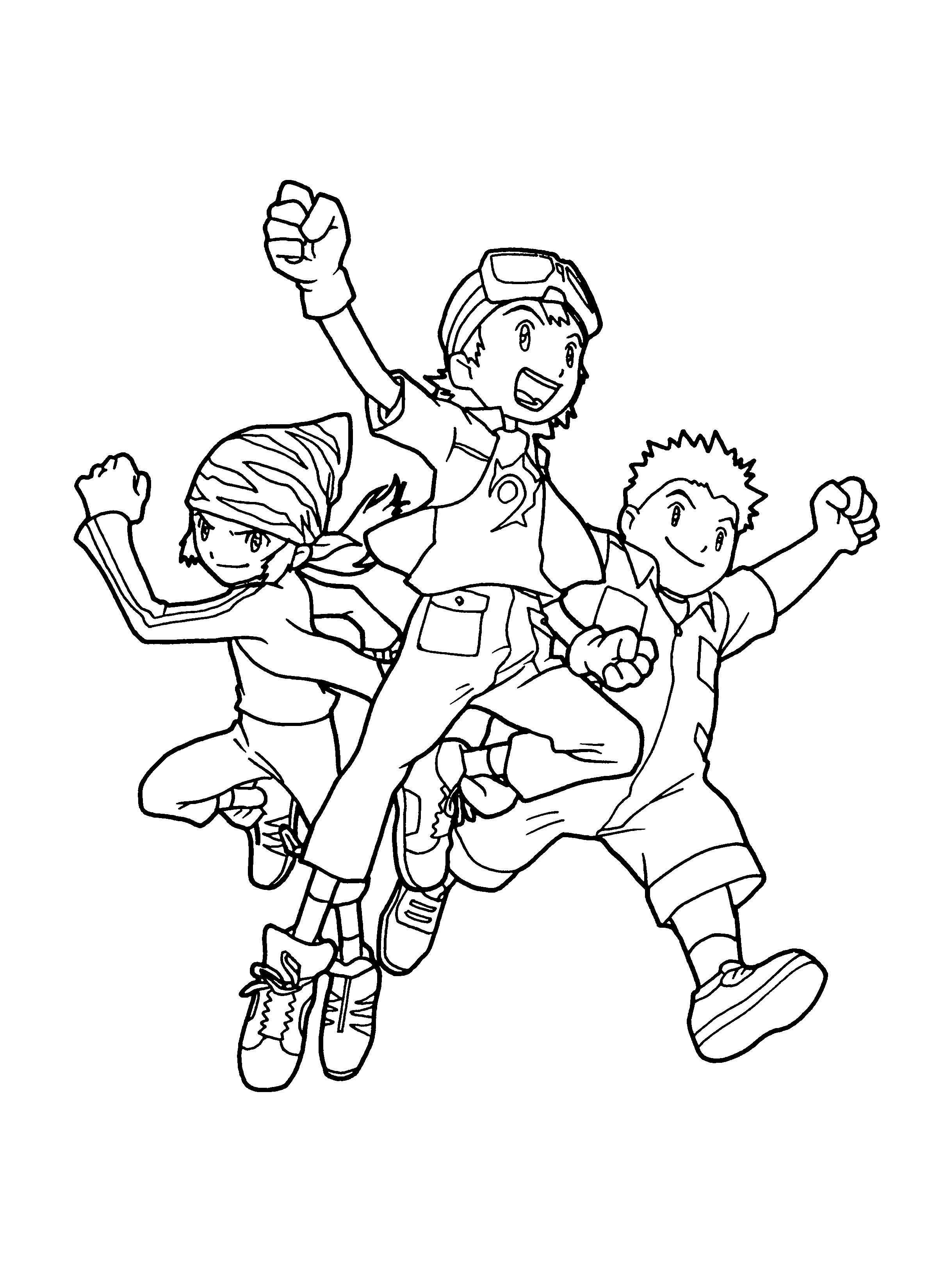 Digimon coloring pages