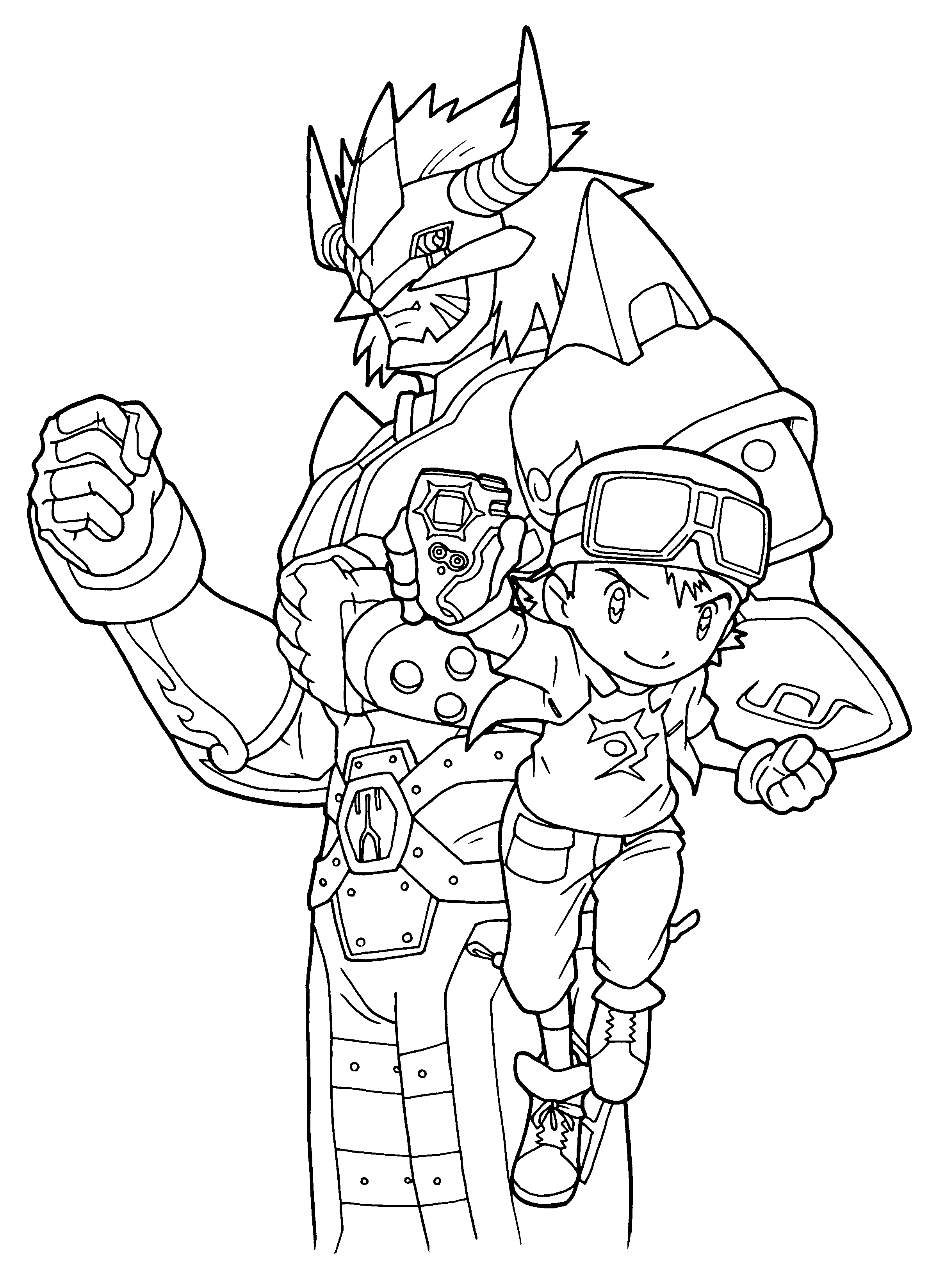 Digimon coloring pages