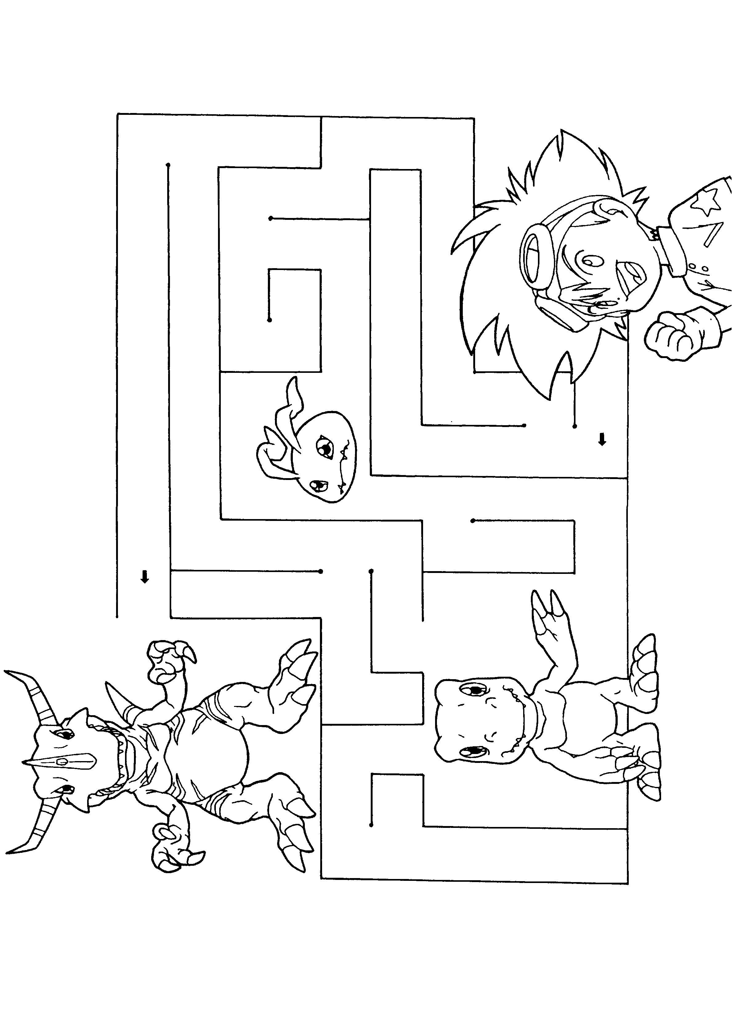 Digimon coloring pages