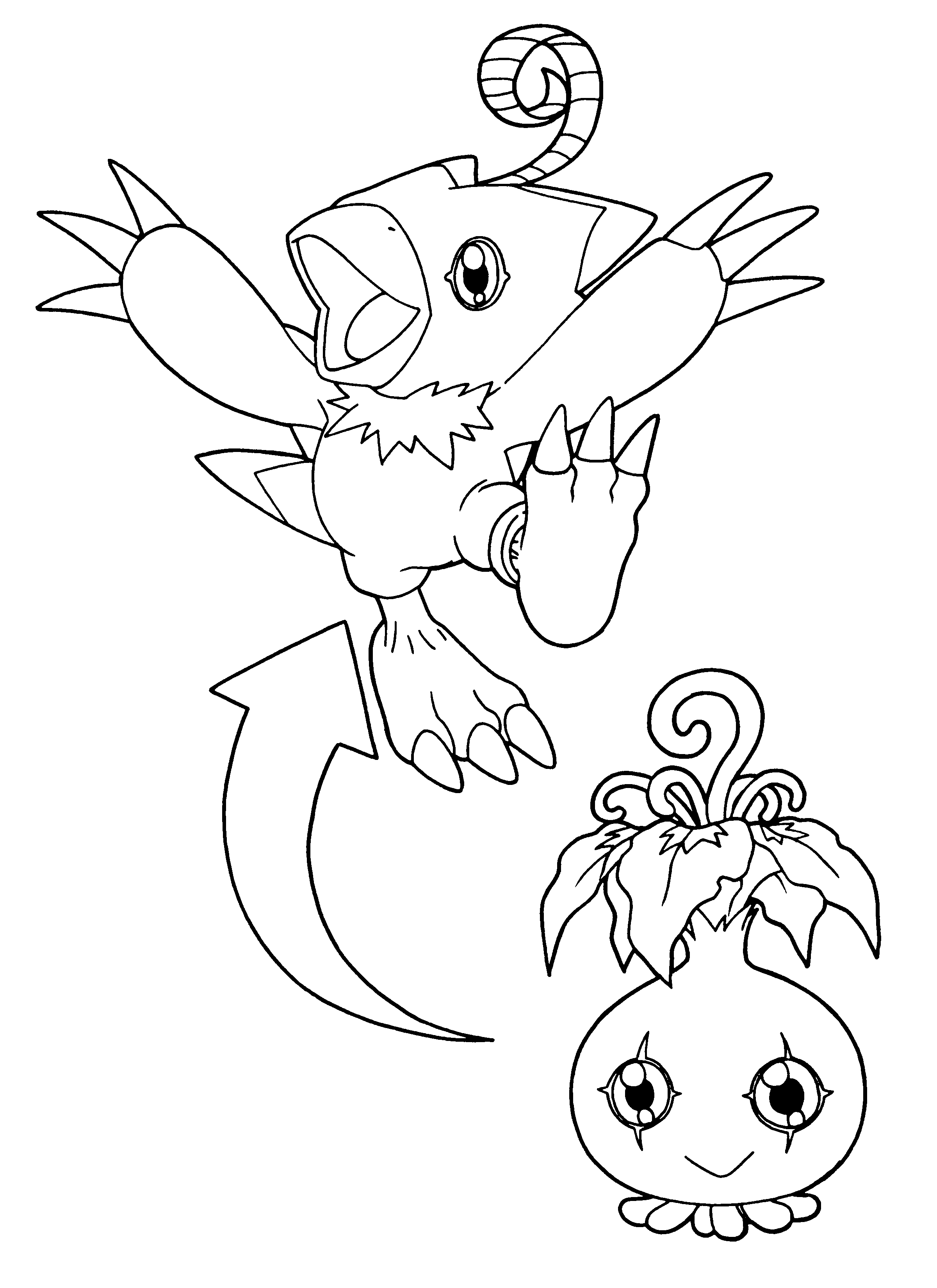 Digimon coloring pages