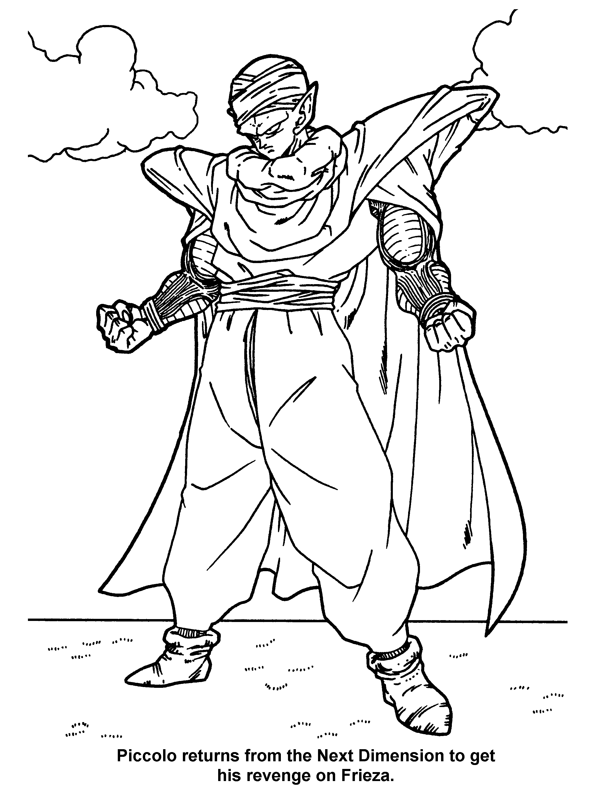 Dragon ball z coloring pages