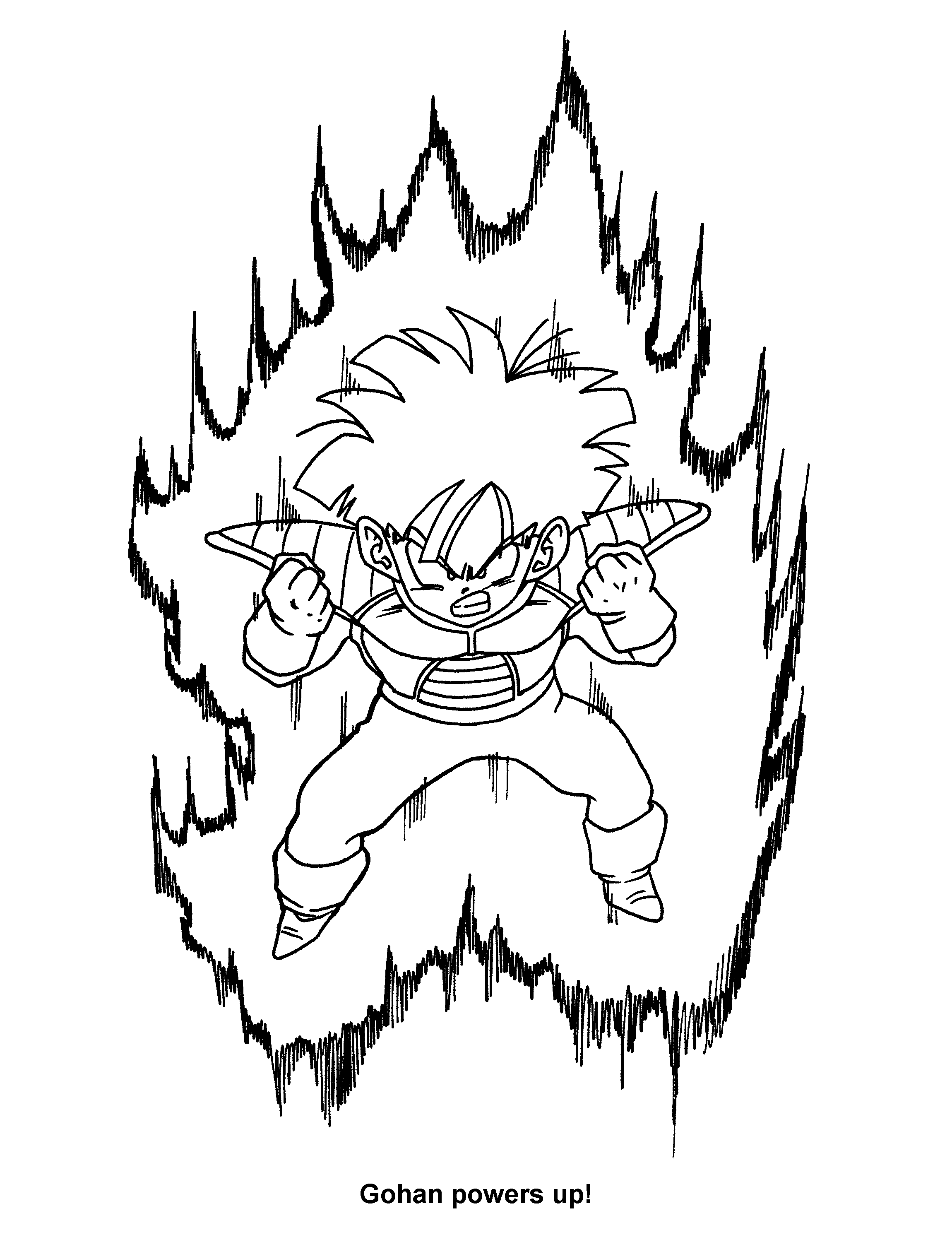 Dragon ball z coloring pages