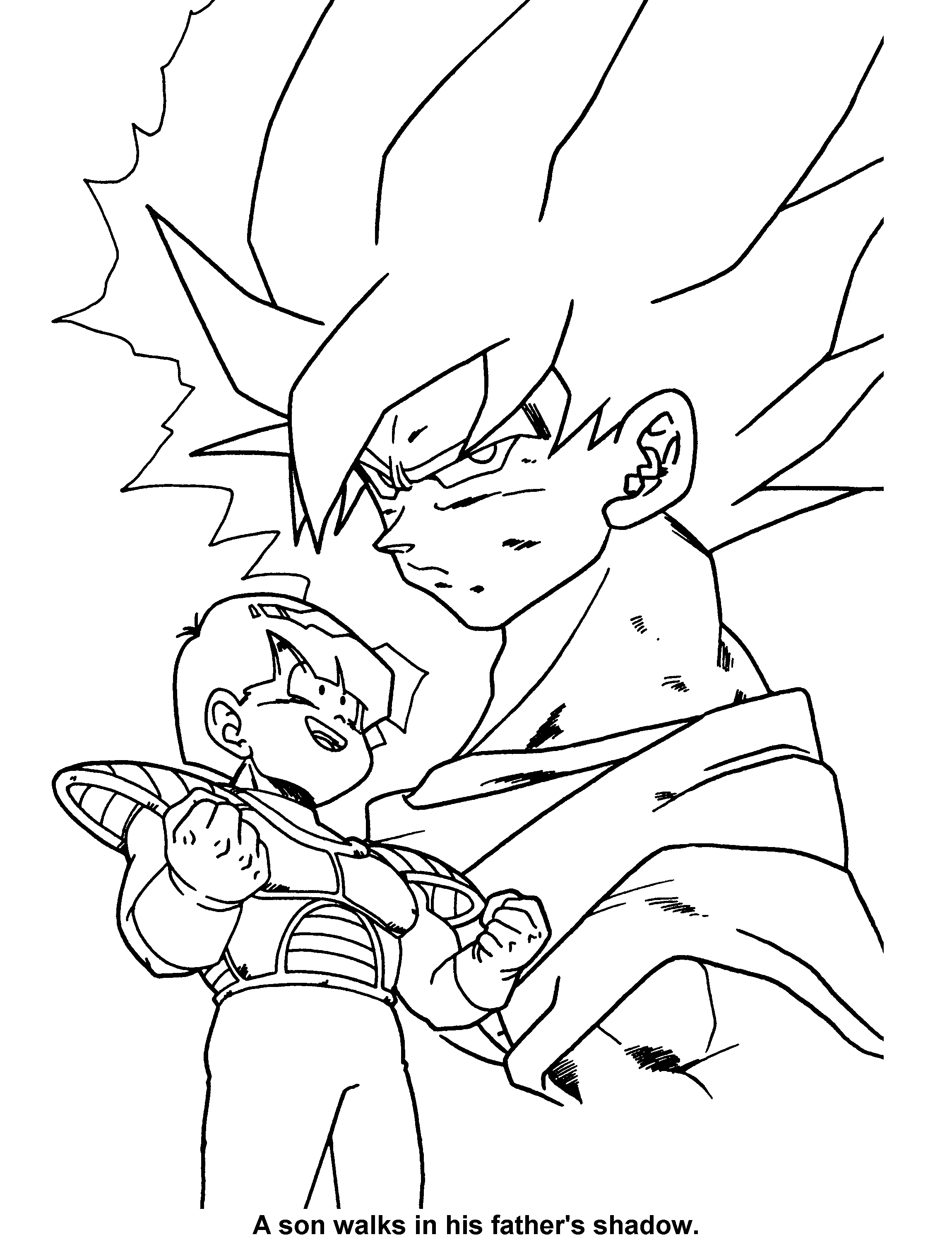 Dragon ball z coloring pages