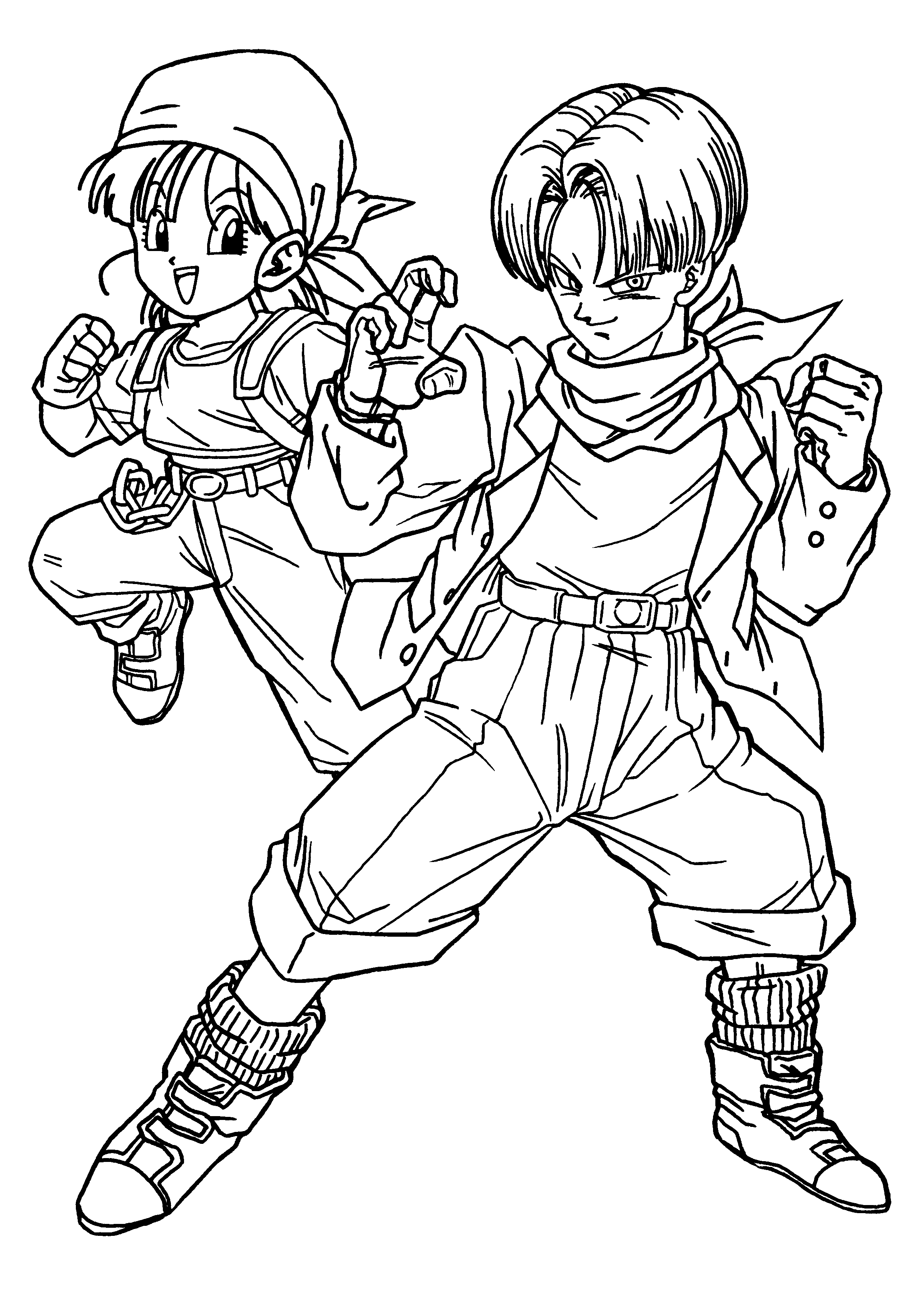 Dragon ball z coloring pages