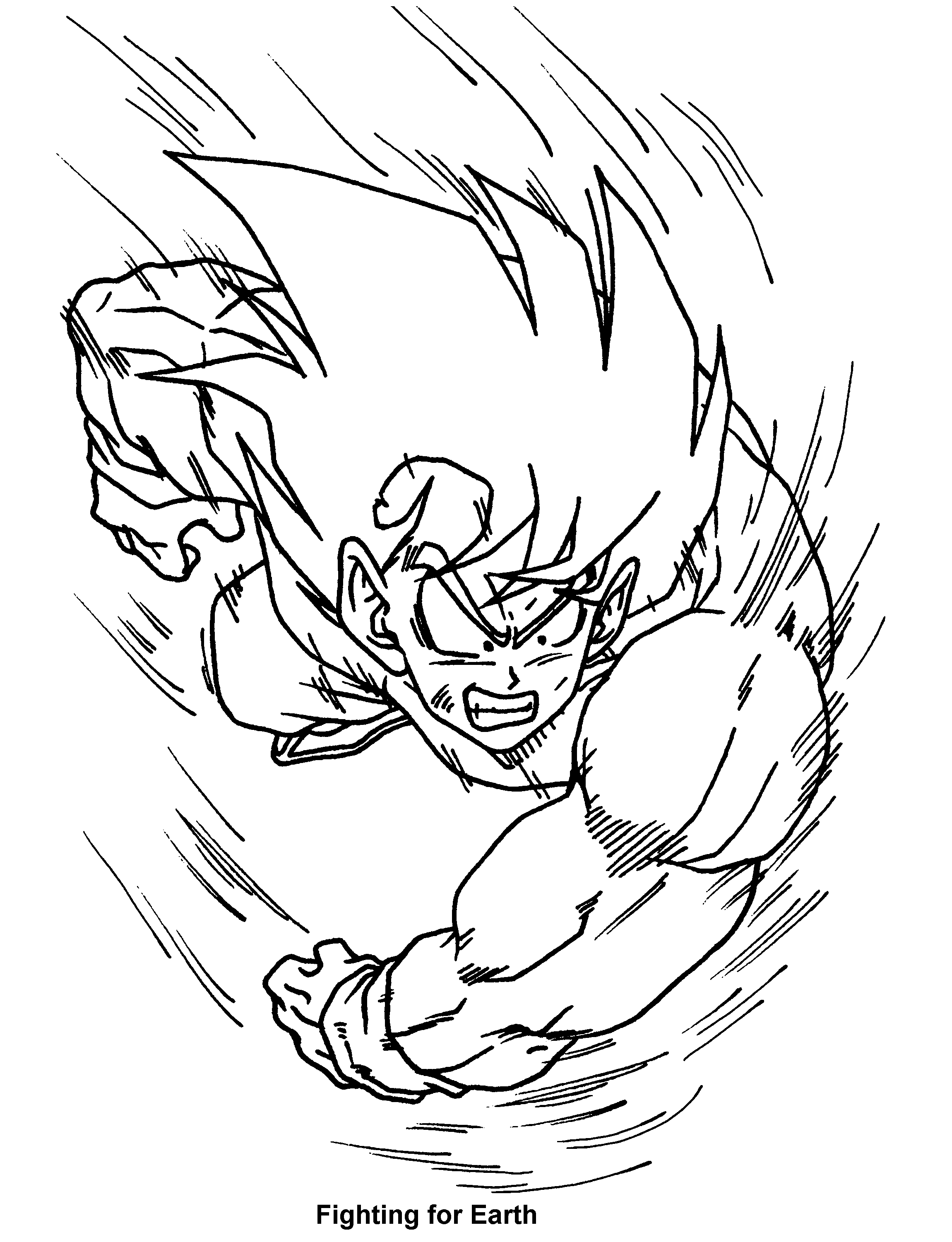 Dragon ball z coloring pages