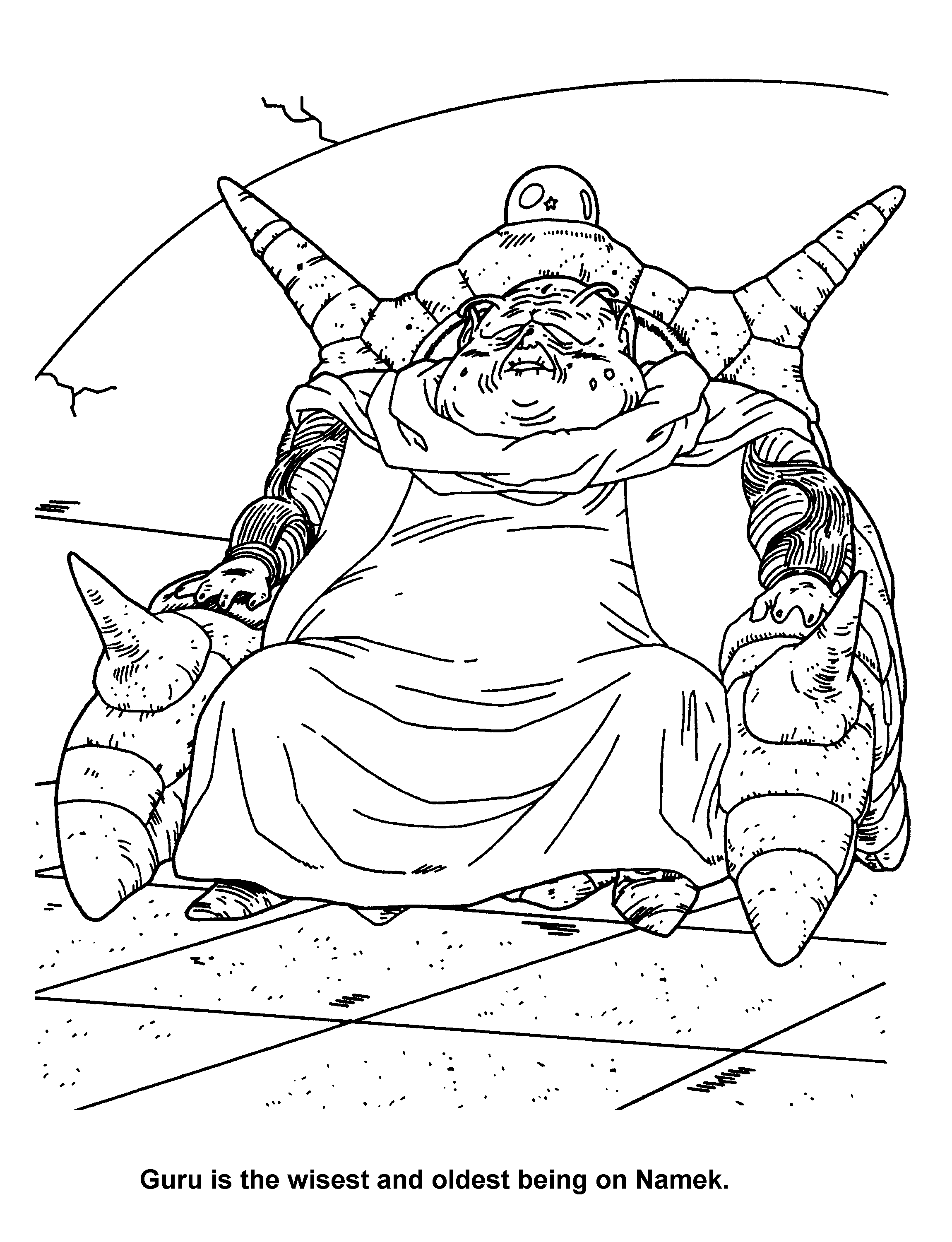 Dragon ball z coloring pages