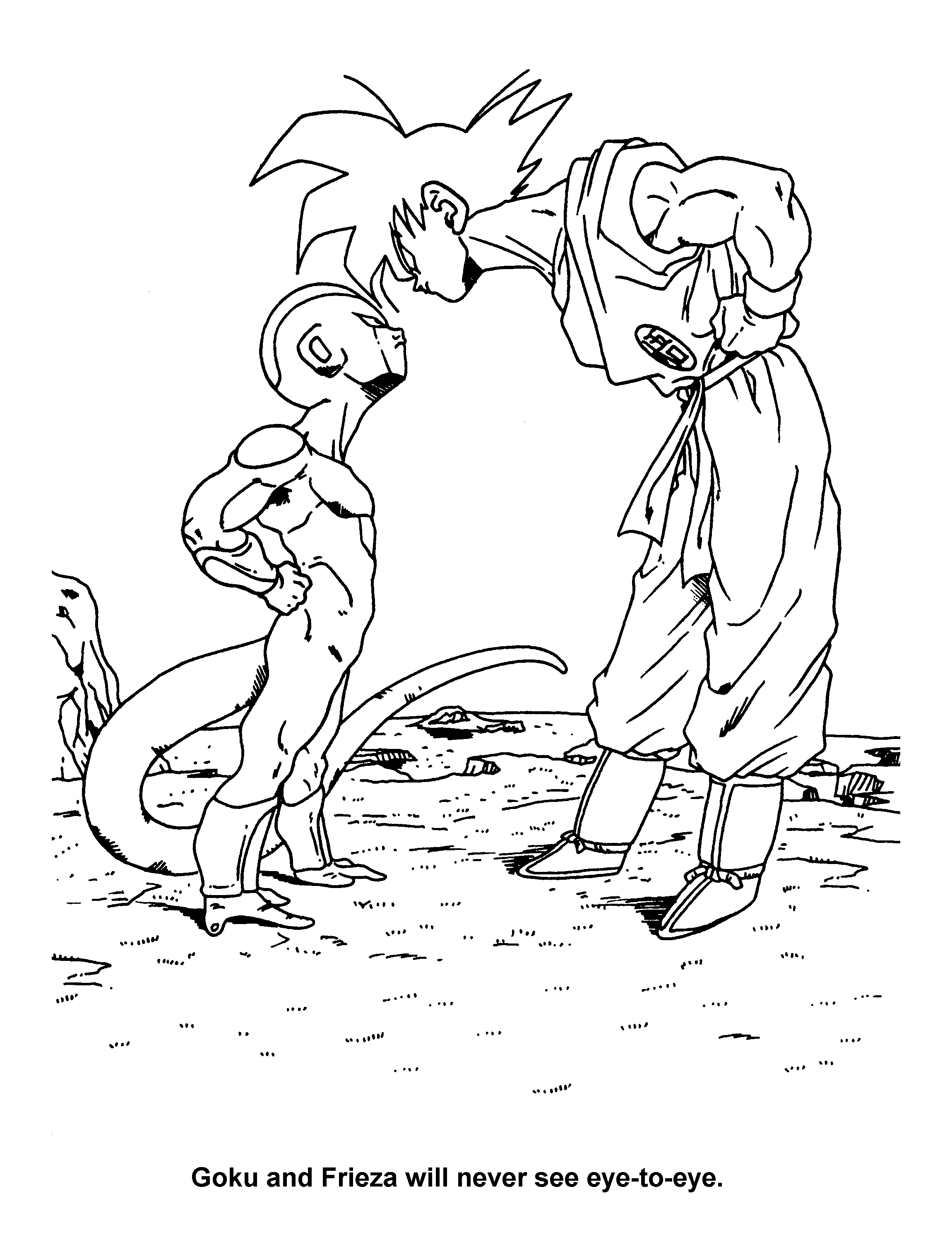 Dragon ball z coloring pages