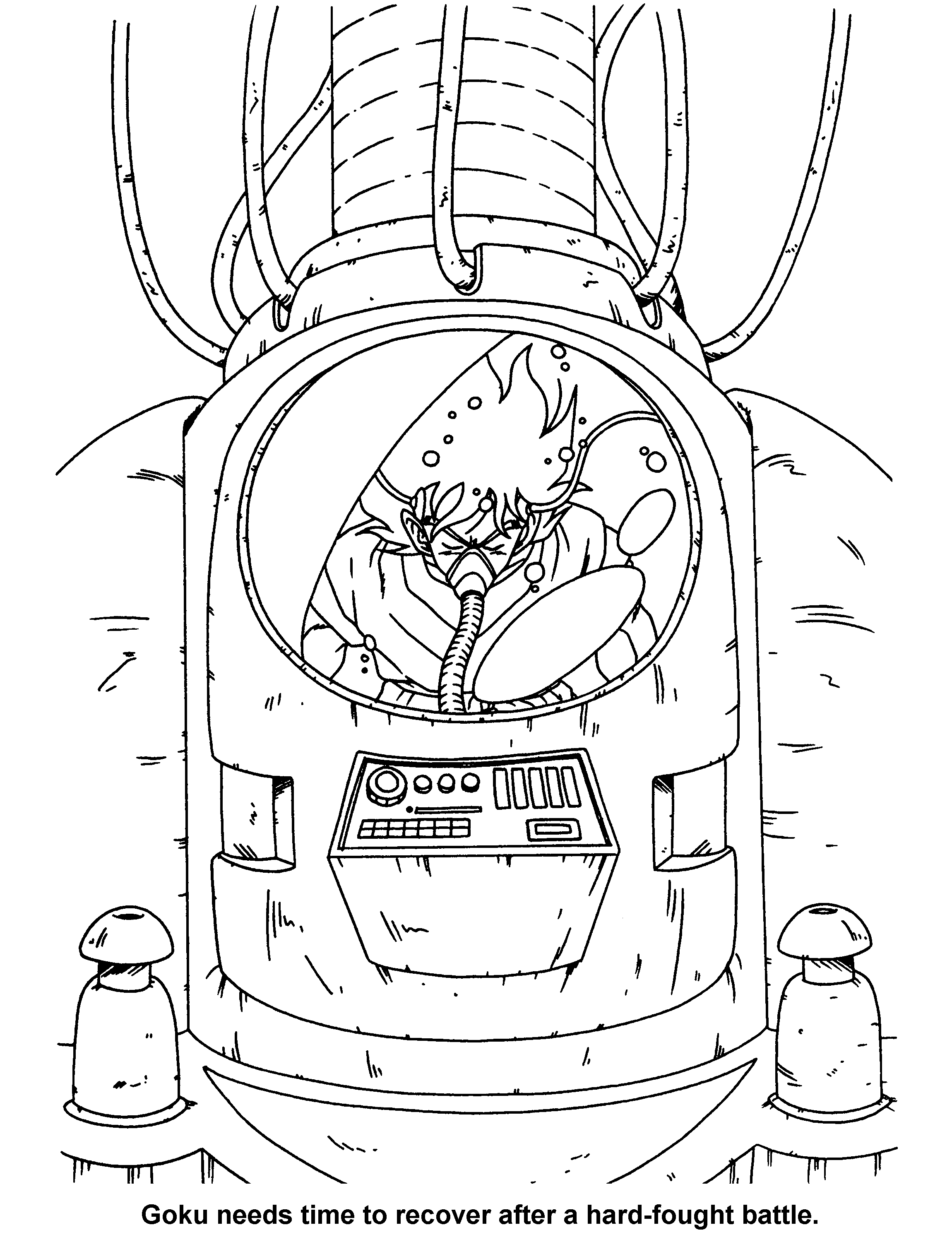 Dragon ball z coloring pages