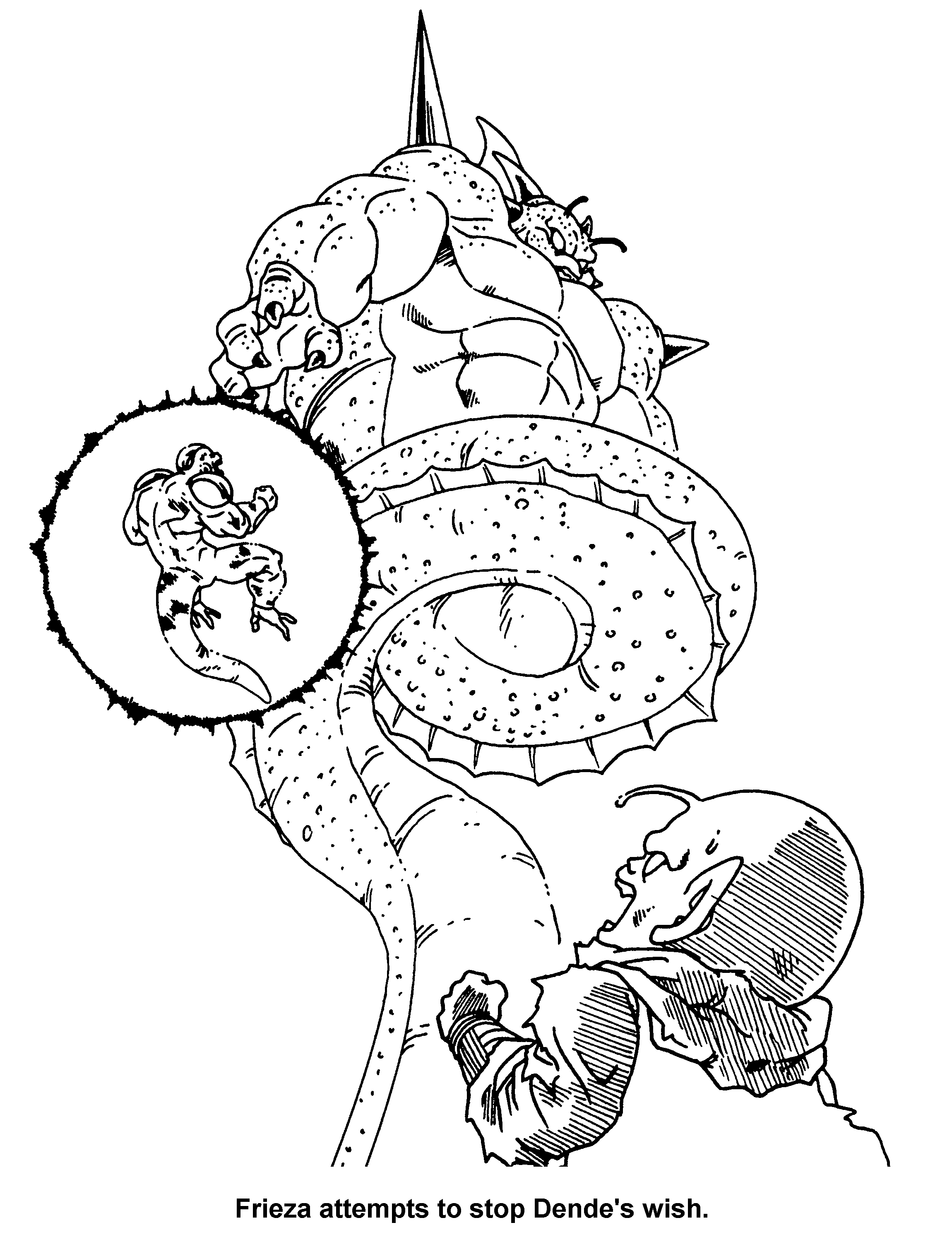 Dragon ball z coloring pages