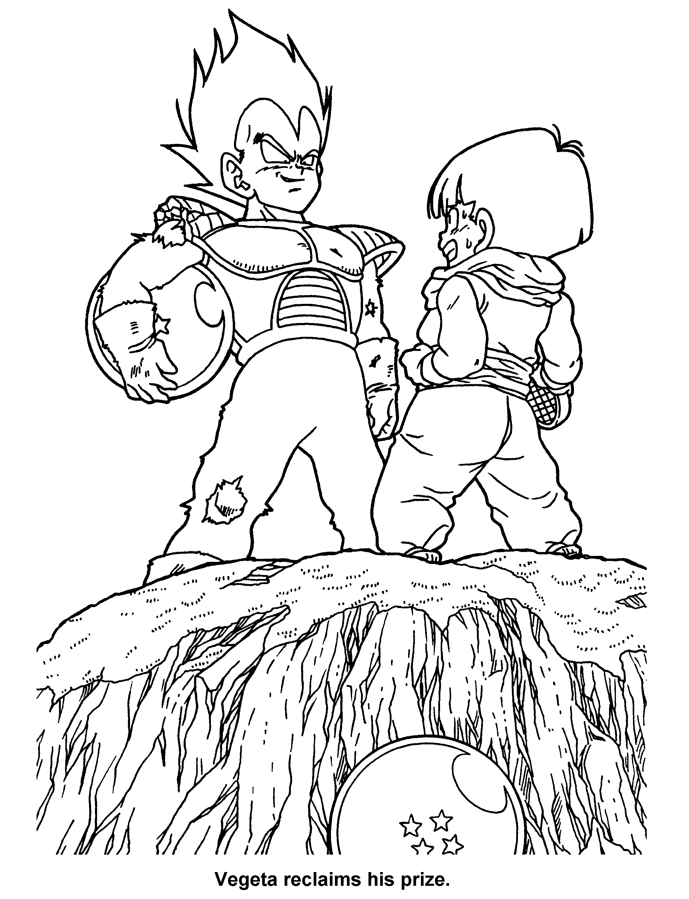 Dragon ball z coloring pages