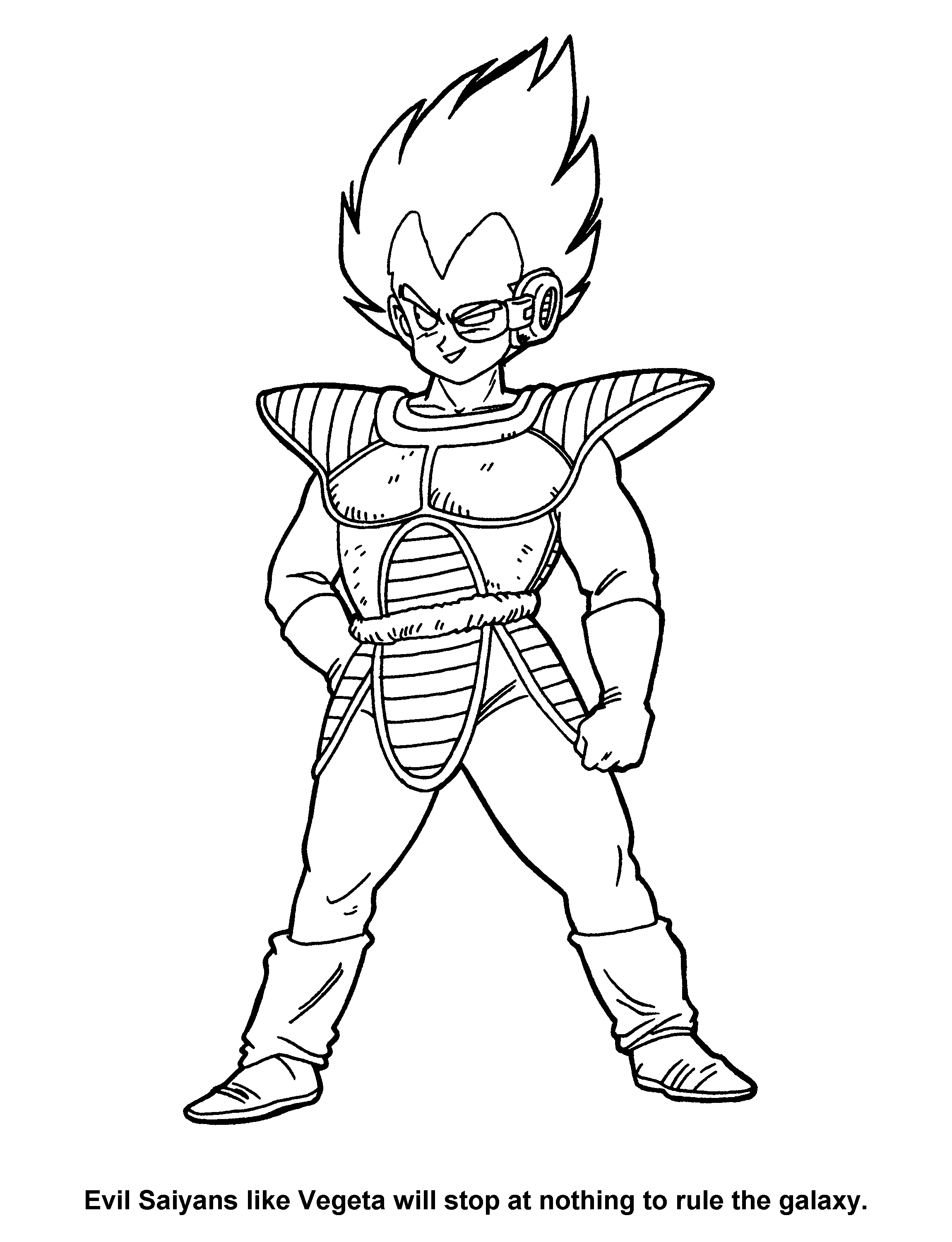 Dragon ball z coloring pages