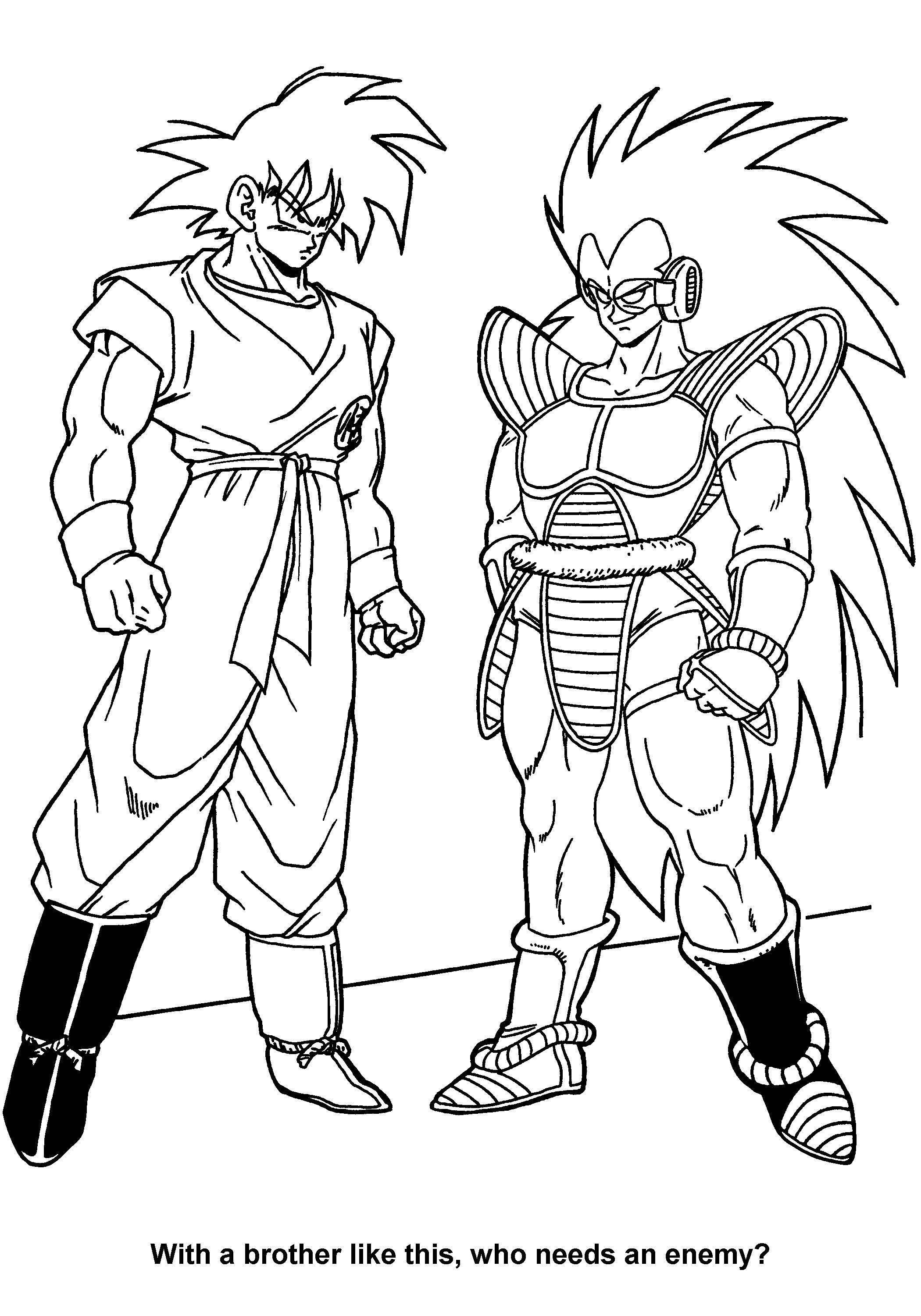 Dragon ball z coloring pages