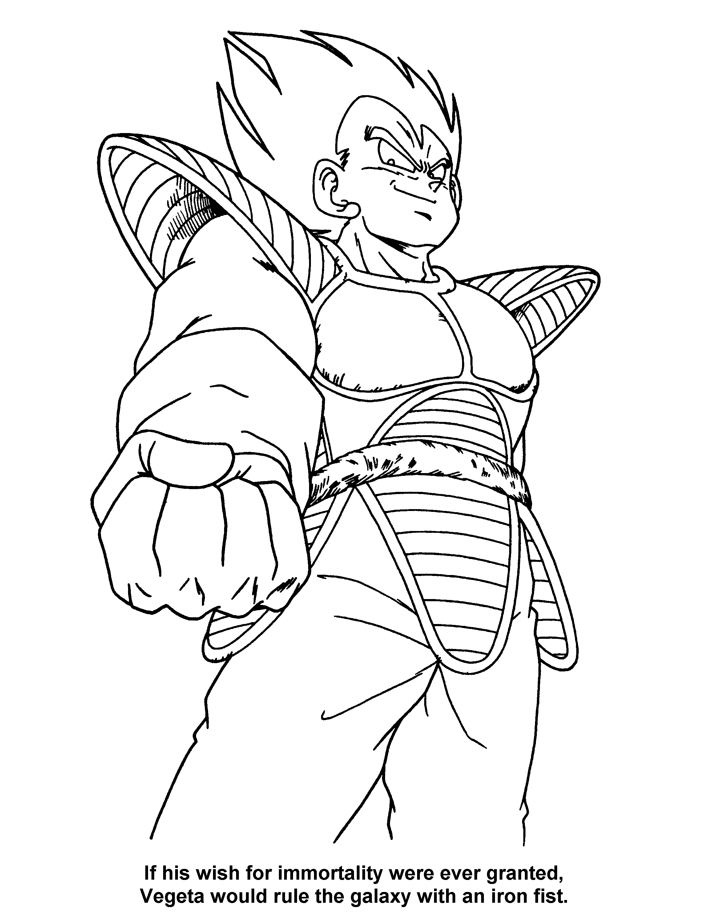 dragon ball z coloring pages 4