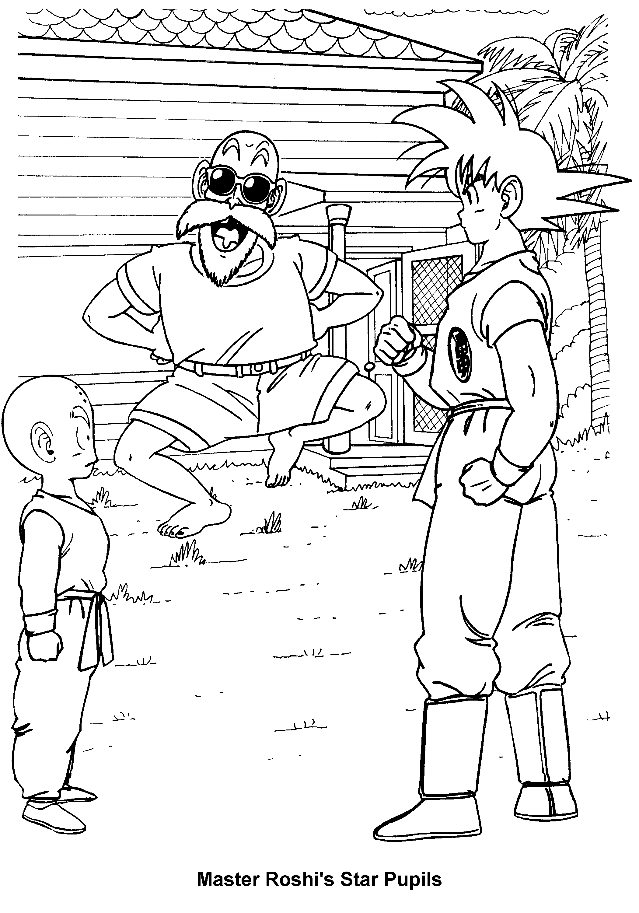 Dragon ball z coloring pages