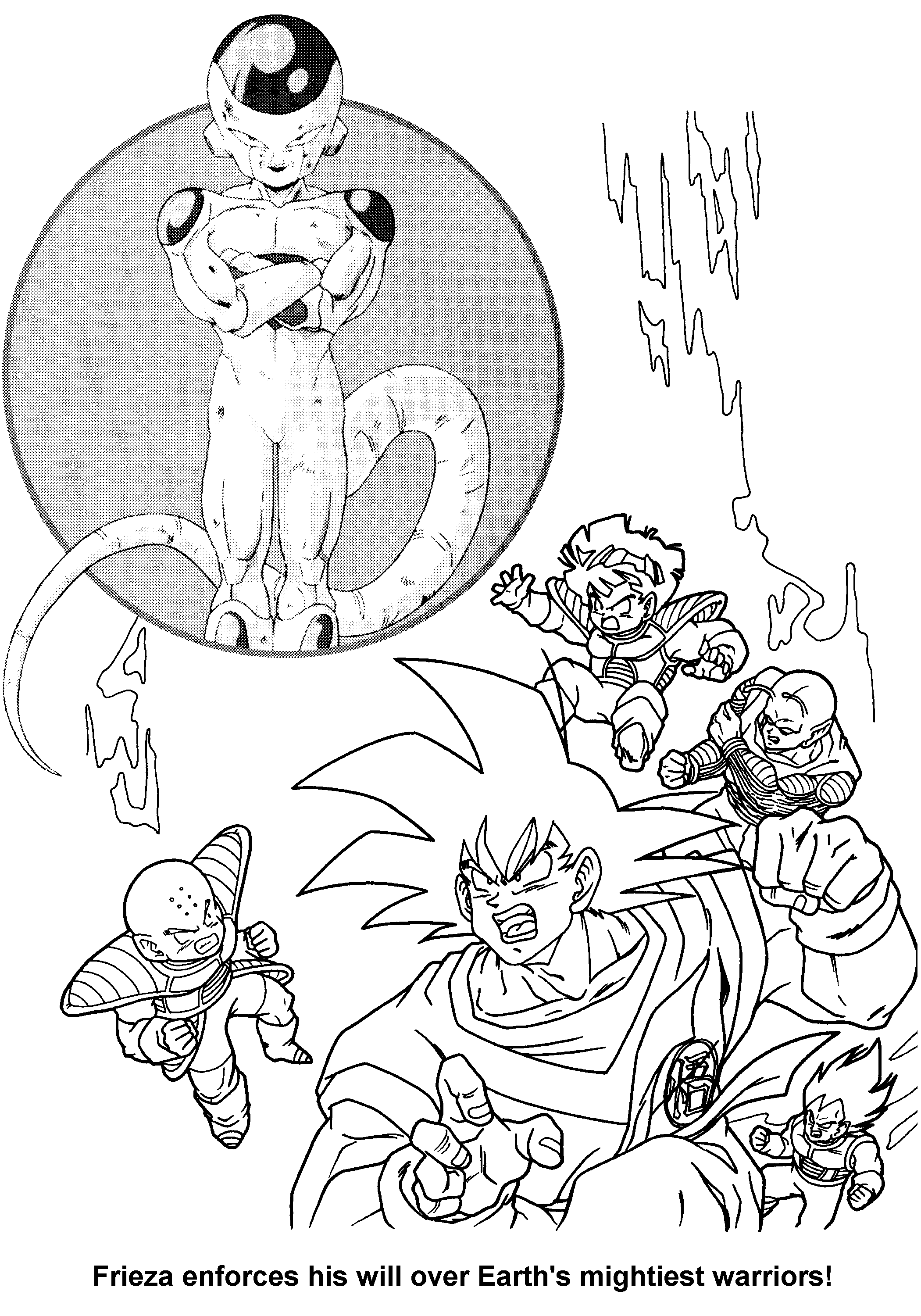 Dragon Ball Z Ausmalbilder 78  Super coloring pages, Dragon ball super  art, Dragon ball