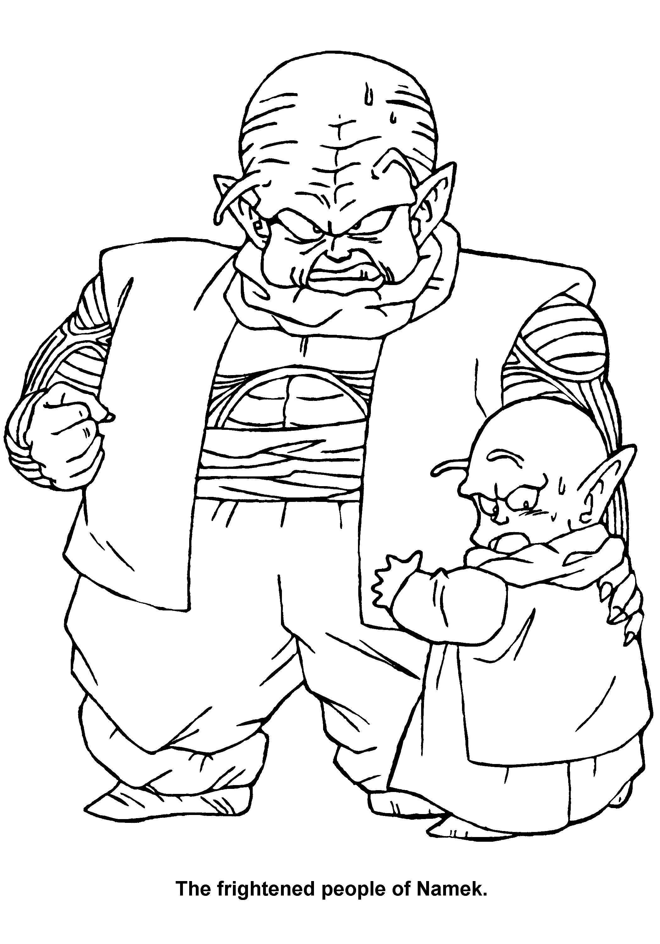 Dragon ball z coloring pages