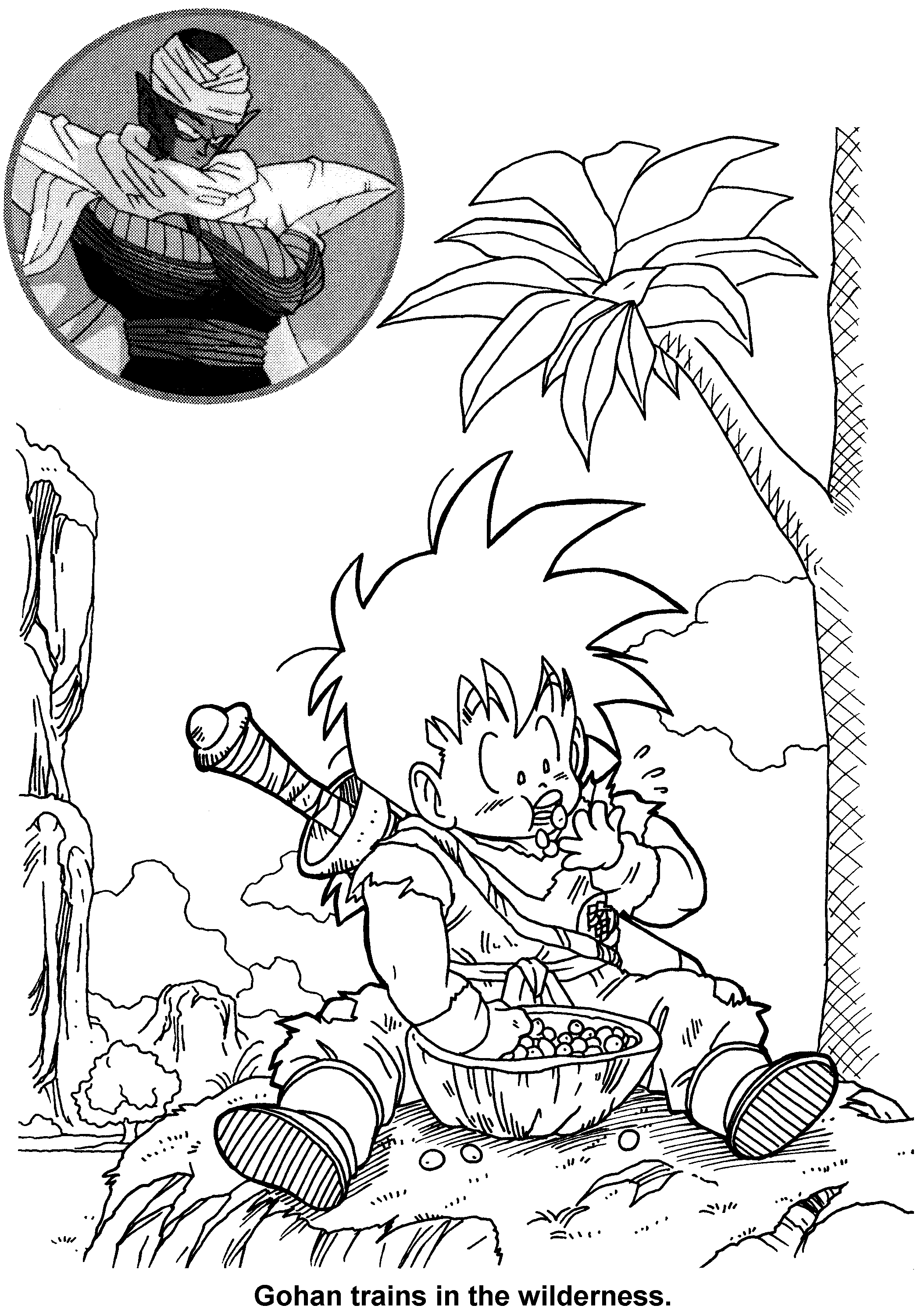 Dragon ball z coloring pages