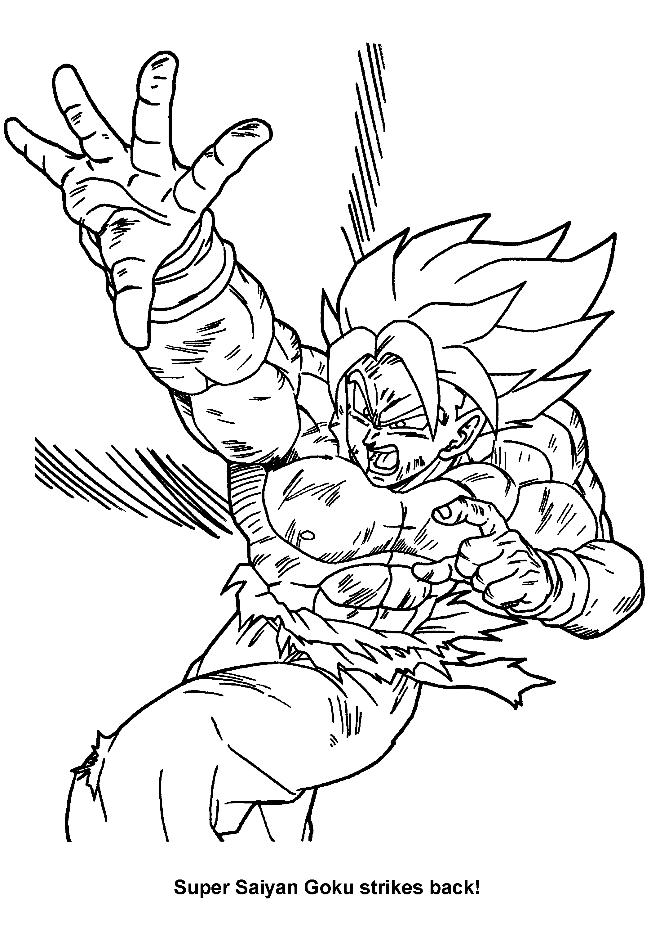 dragon ball z vegeta coloring pages