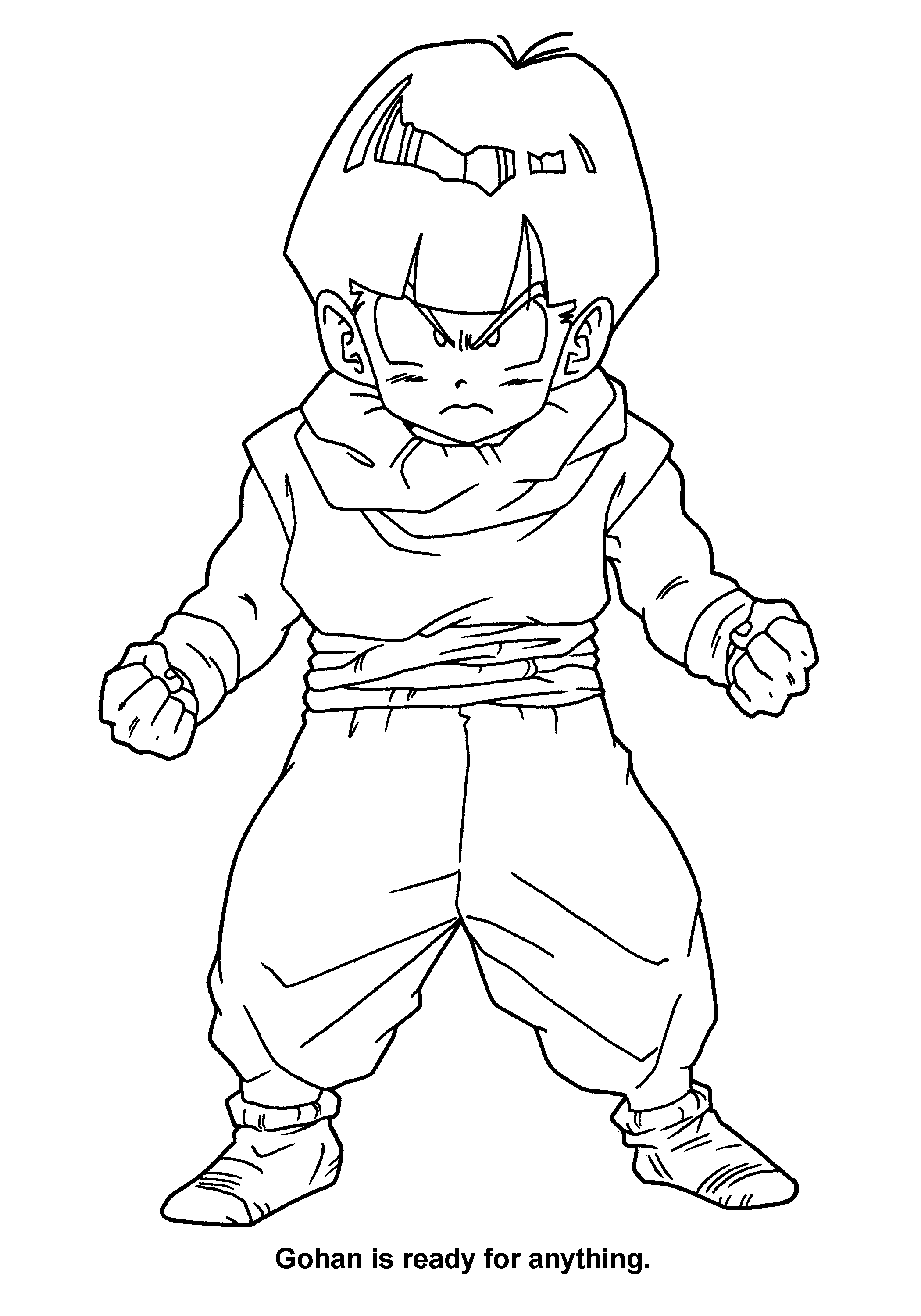 Dragon ball z coloring pages