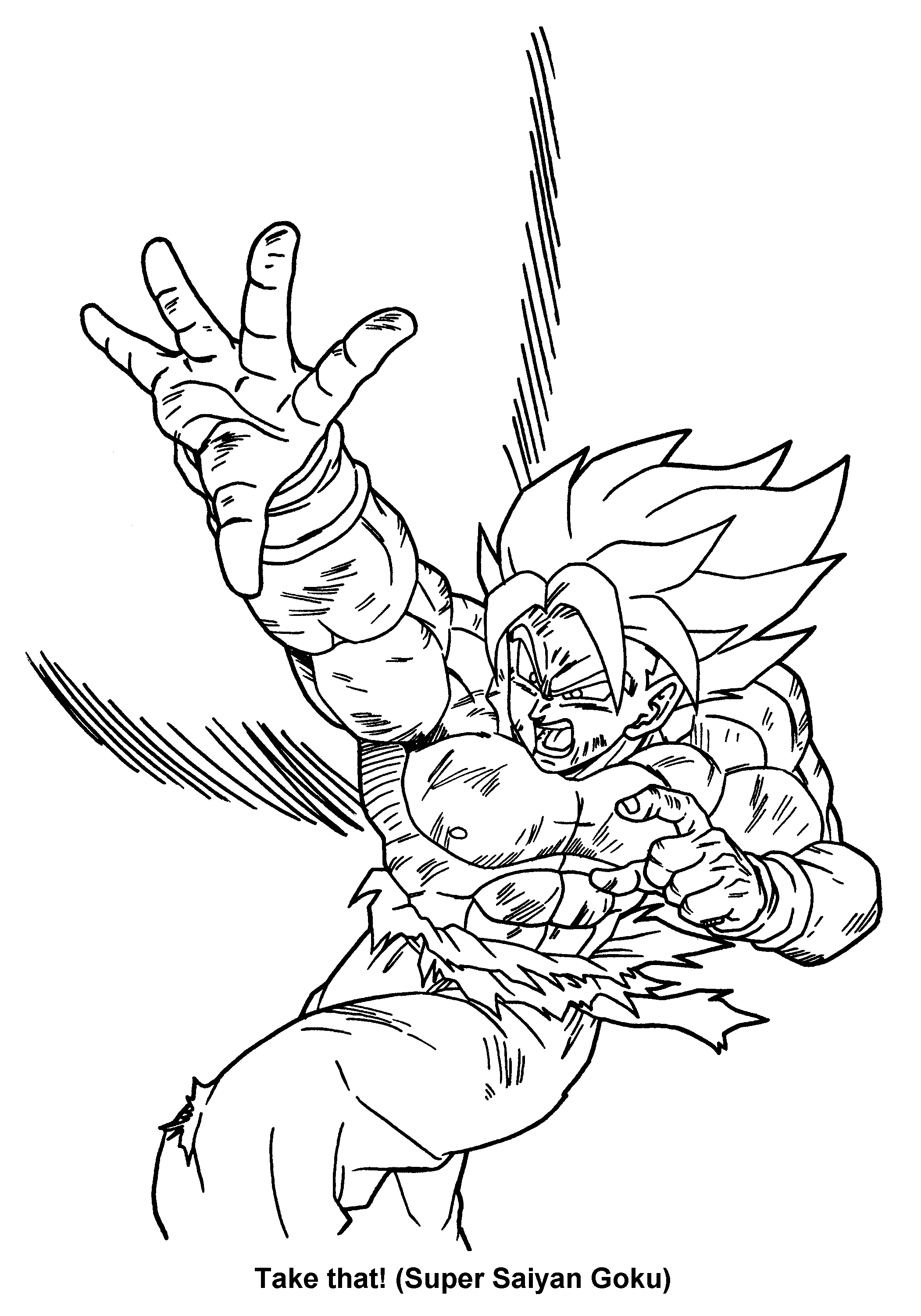 Dragon ball z coloring pages