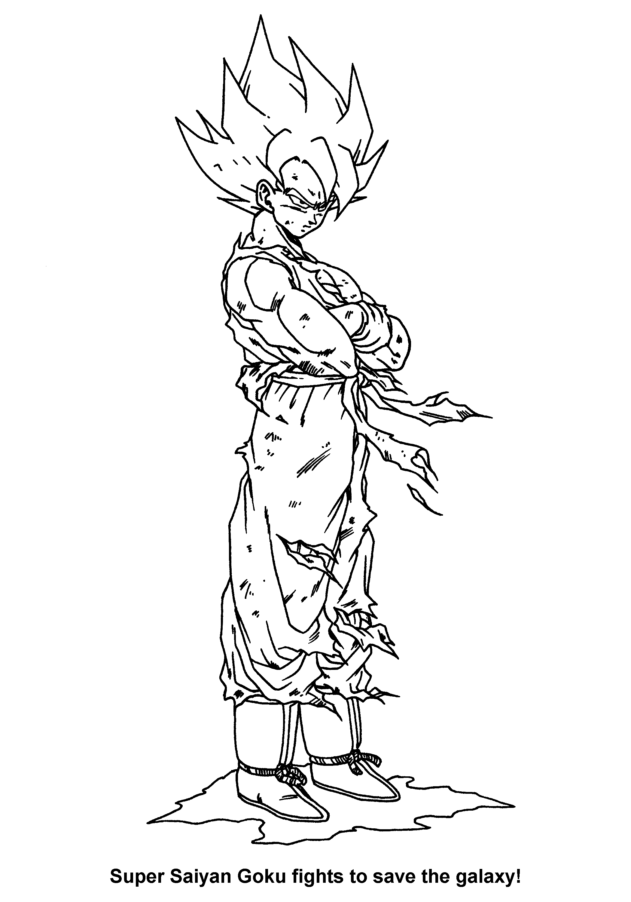 Desenhos para colorir de Dragon Ball Z Piccolo - Imprimível grátis