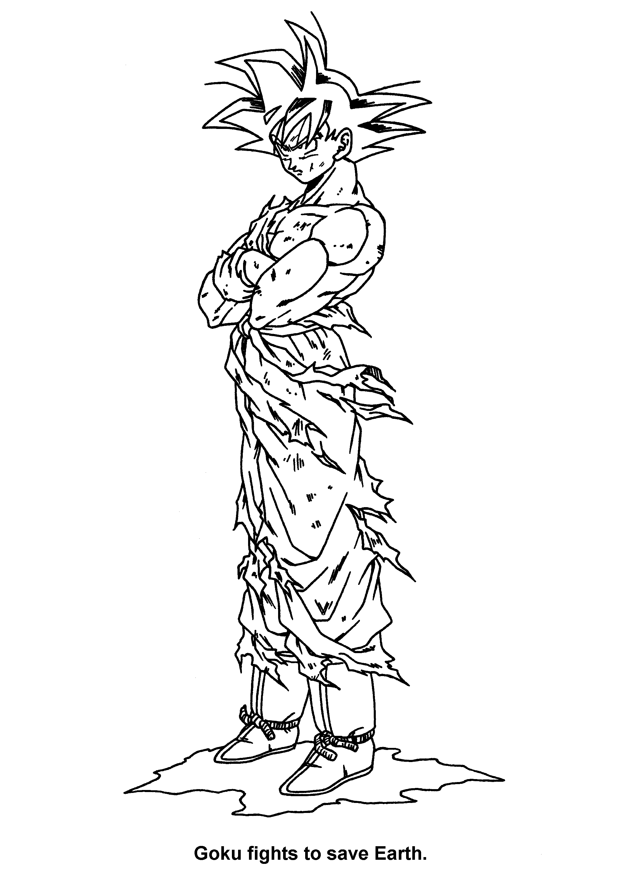 Dragon ball z coloring pages