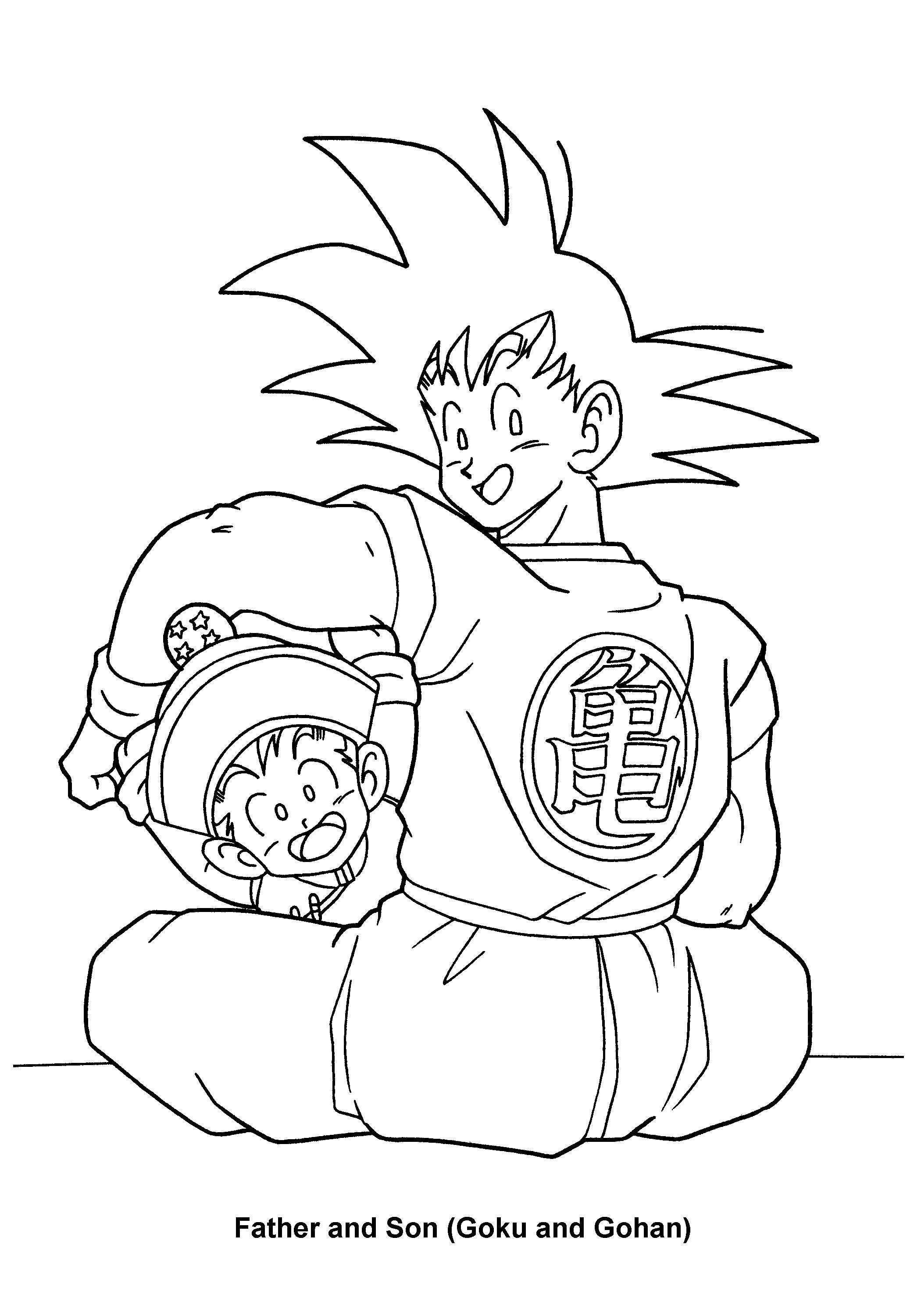 dragon ball z coloring pages 79
