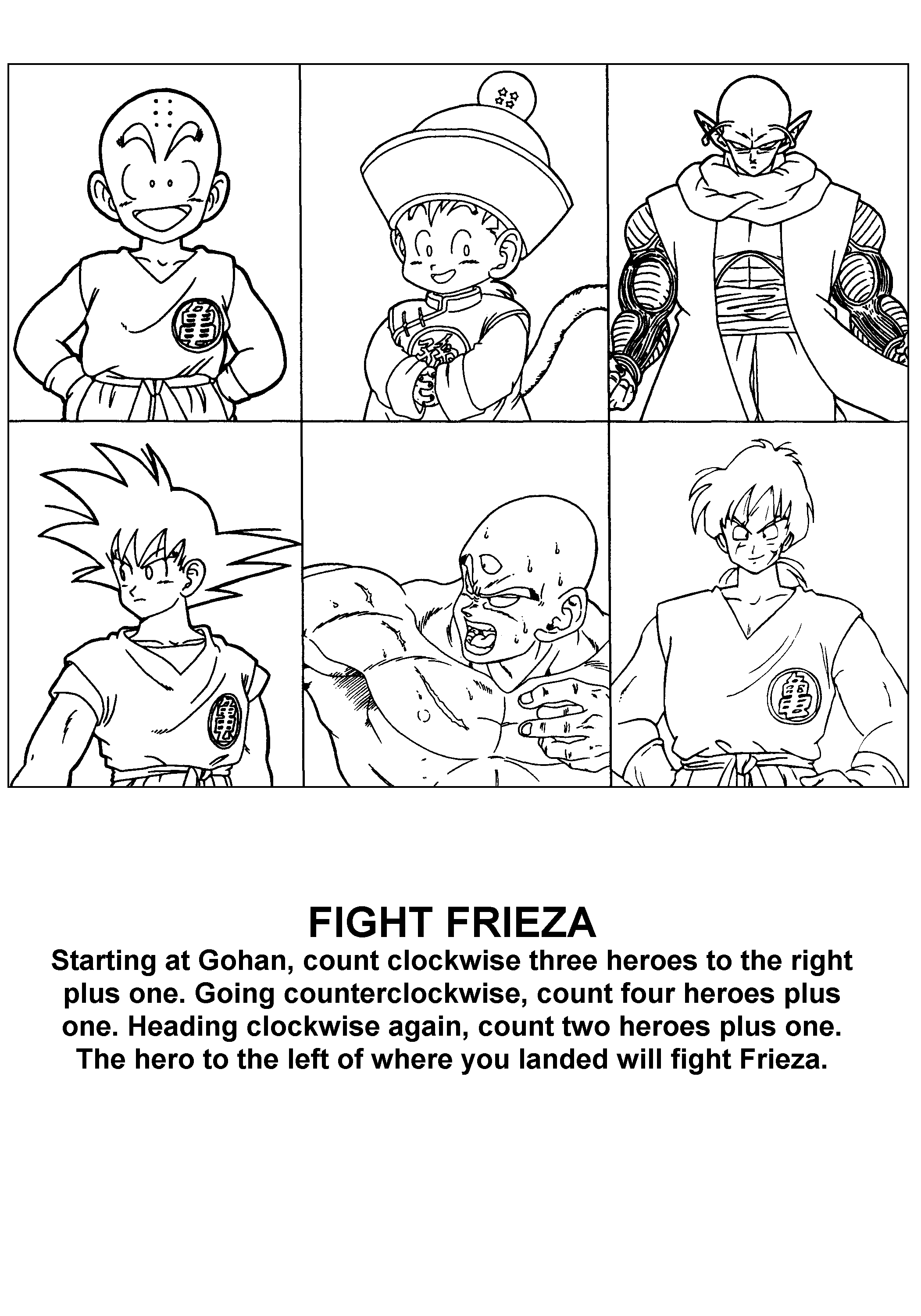 Dragon ball z coloring pages