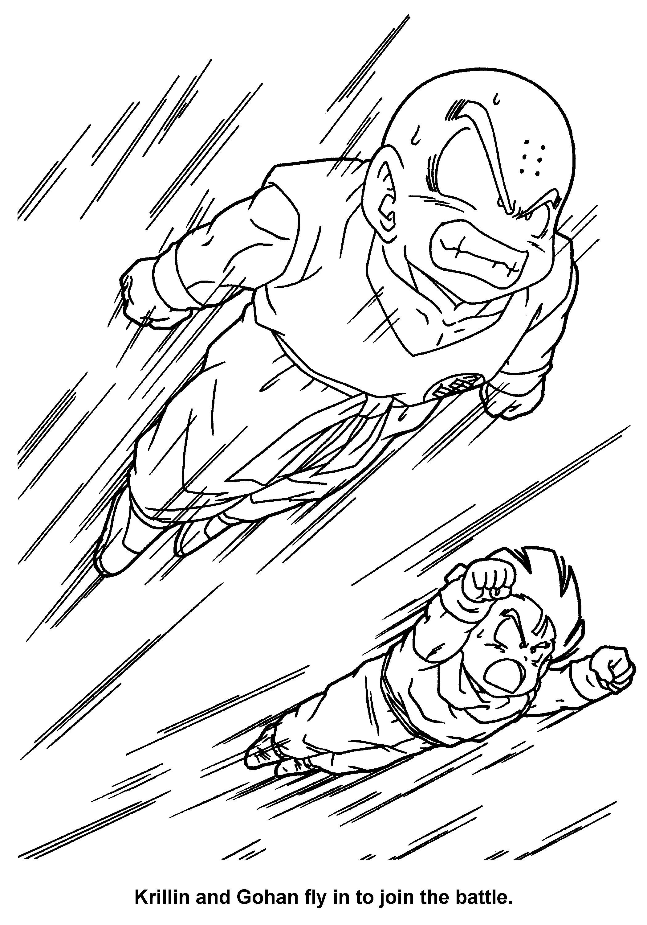 Dragon ball z coloring pages