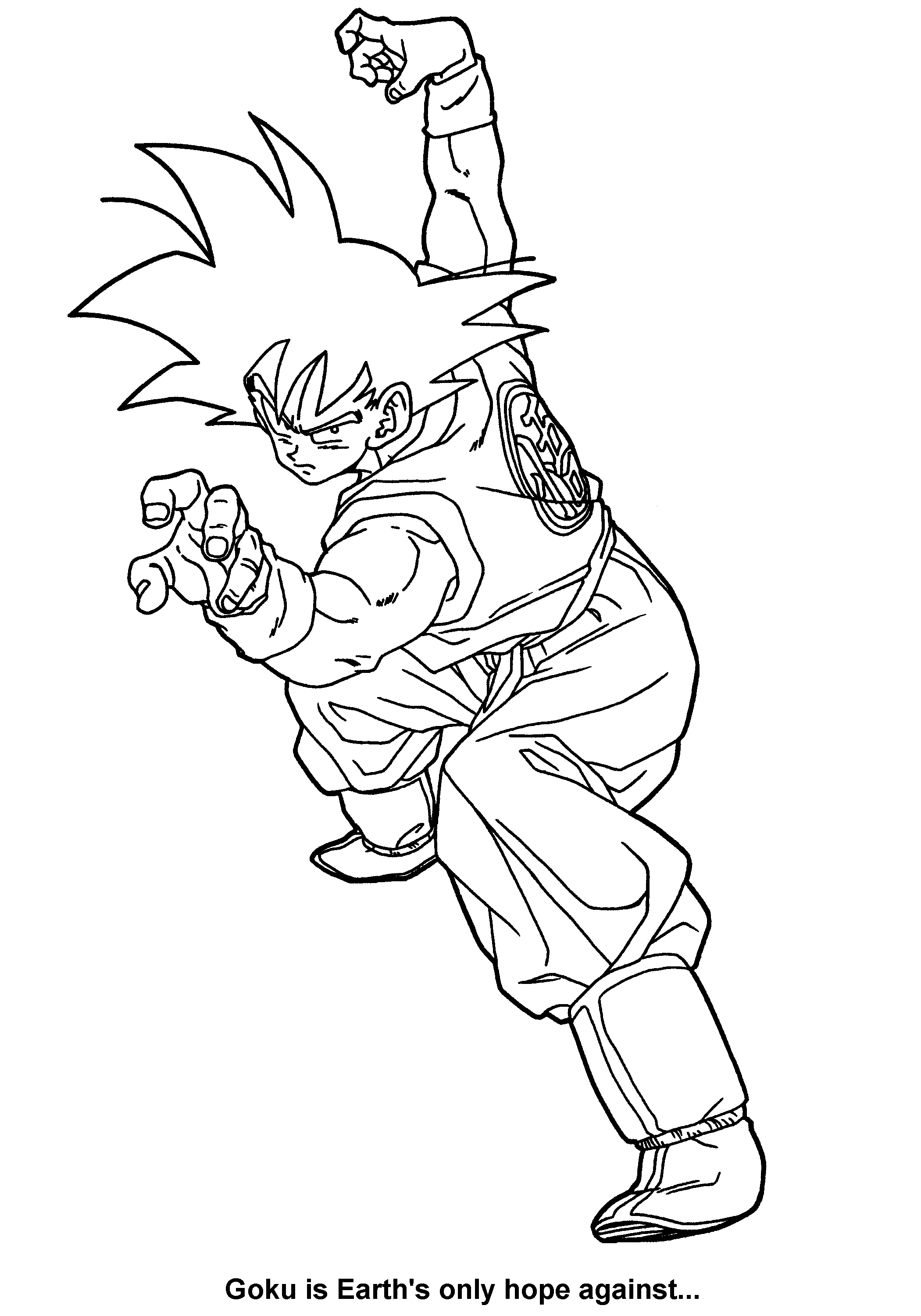 Dragon ball z coloring pages