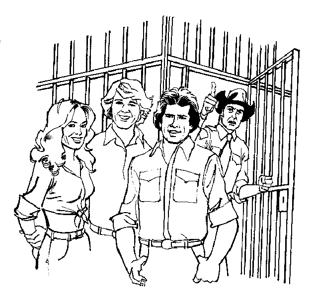 Dukes of hazzard coloring pages