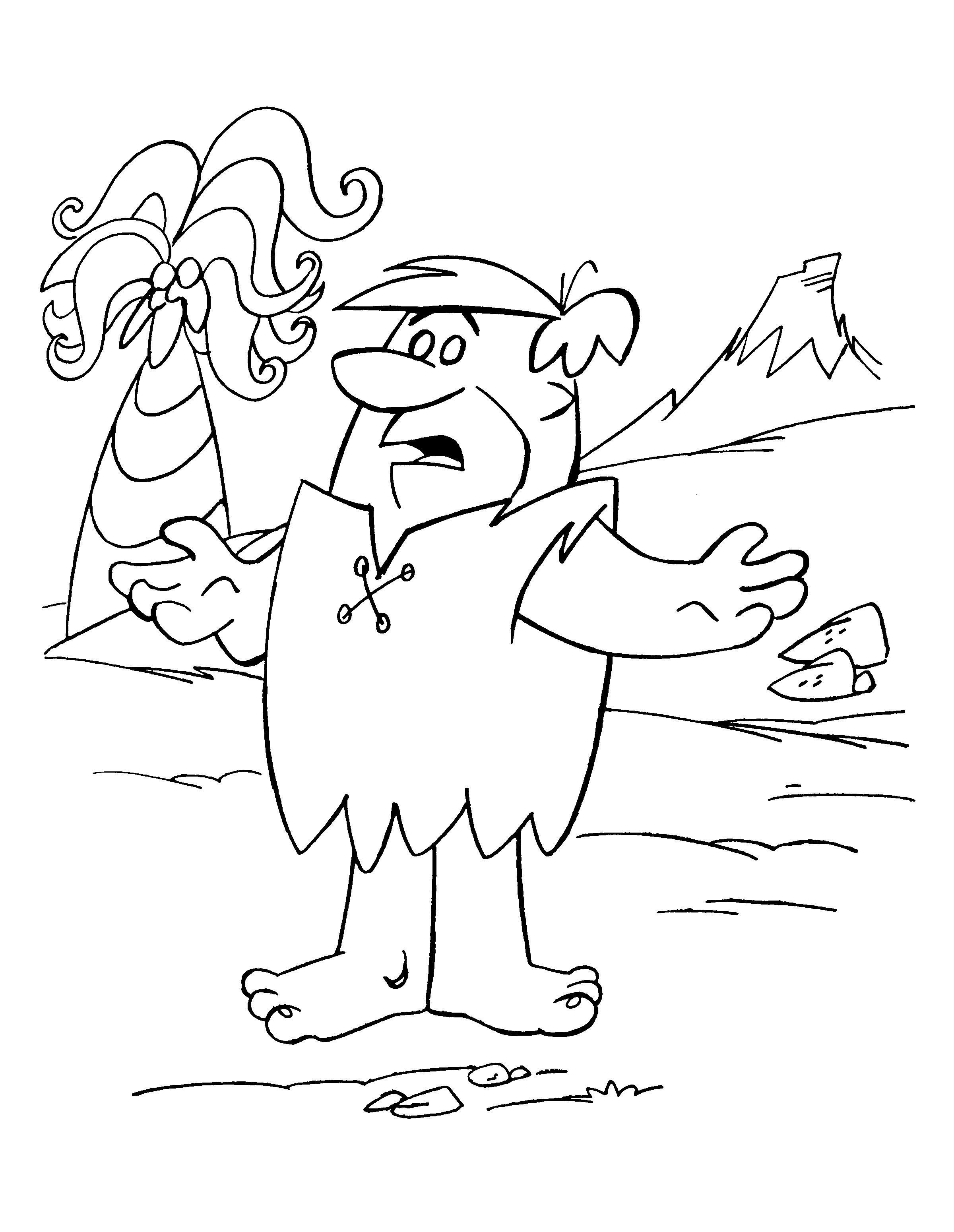 Flintstones coloring pages