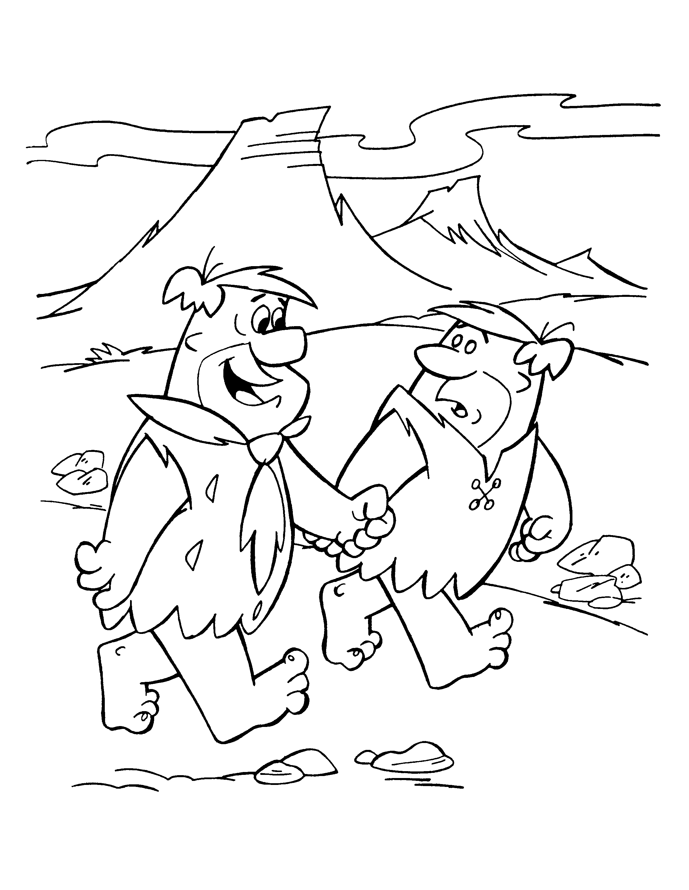 Flintstones coloring pages