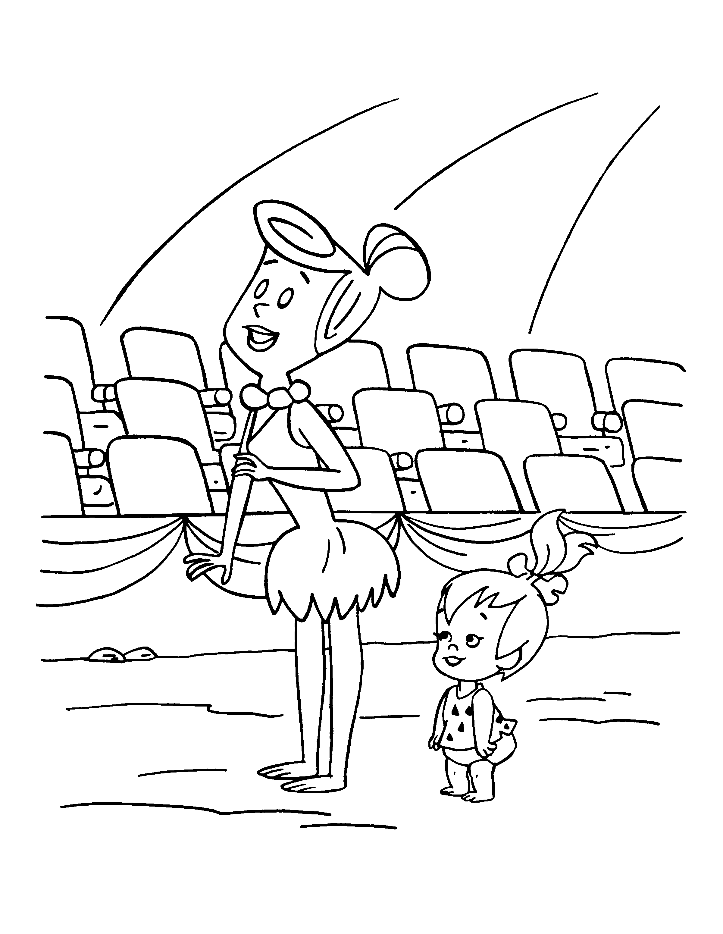 Flintstones coloring pages